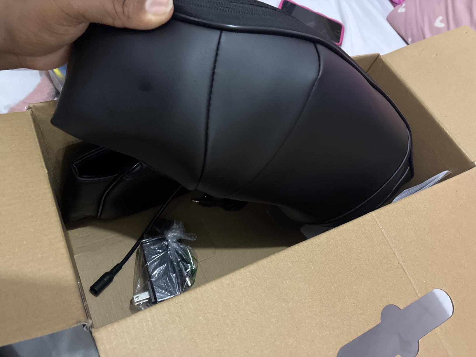 Neck Massager with Heat Deep Tissue Electric 3D Kneading | Pillow Massage for Pain Shiatsu Back and Shoulder Massager, Birthday Christmas Gift for Women Men Dad Mom customer photo 2