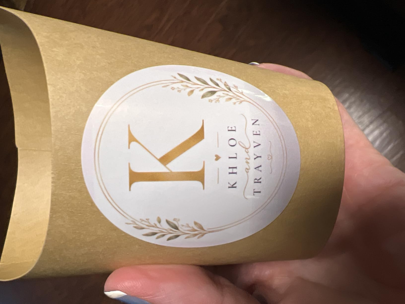 Customize Your own Stickers/Labels with Any Design and Logo - Personalize Your Business stickers - 50+ roll customer photo 2