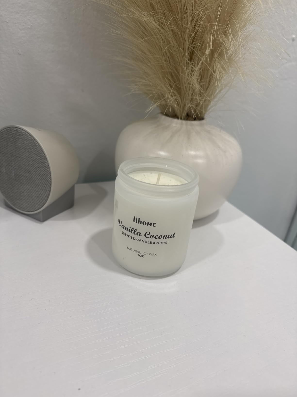 Candles Gifts for Women - Natural Soy Wax Candle for Home Scented Perfect for Christmas, Birthday, Mother's Day, Vanilla Coconut Candles customer photo 2
