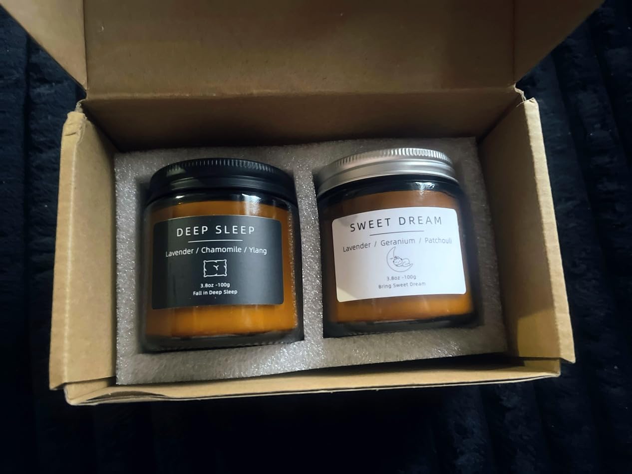 Scented Candles, BOYUJK Candles for Home Scented, Candle Set for Stress Relief and Promote Sleep customer photo 1