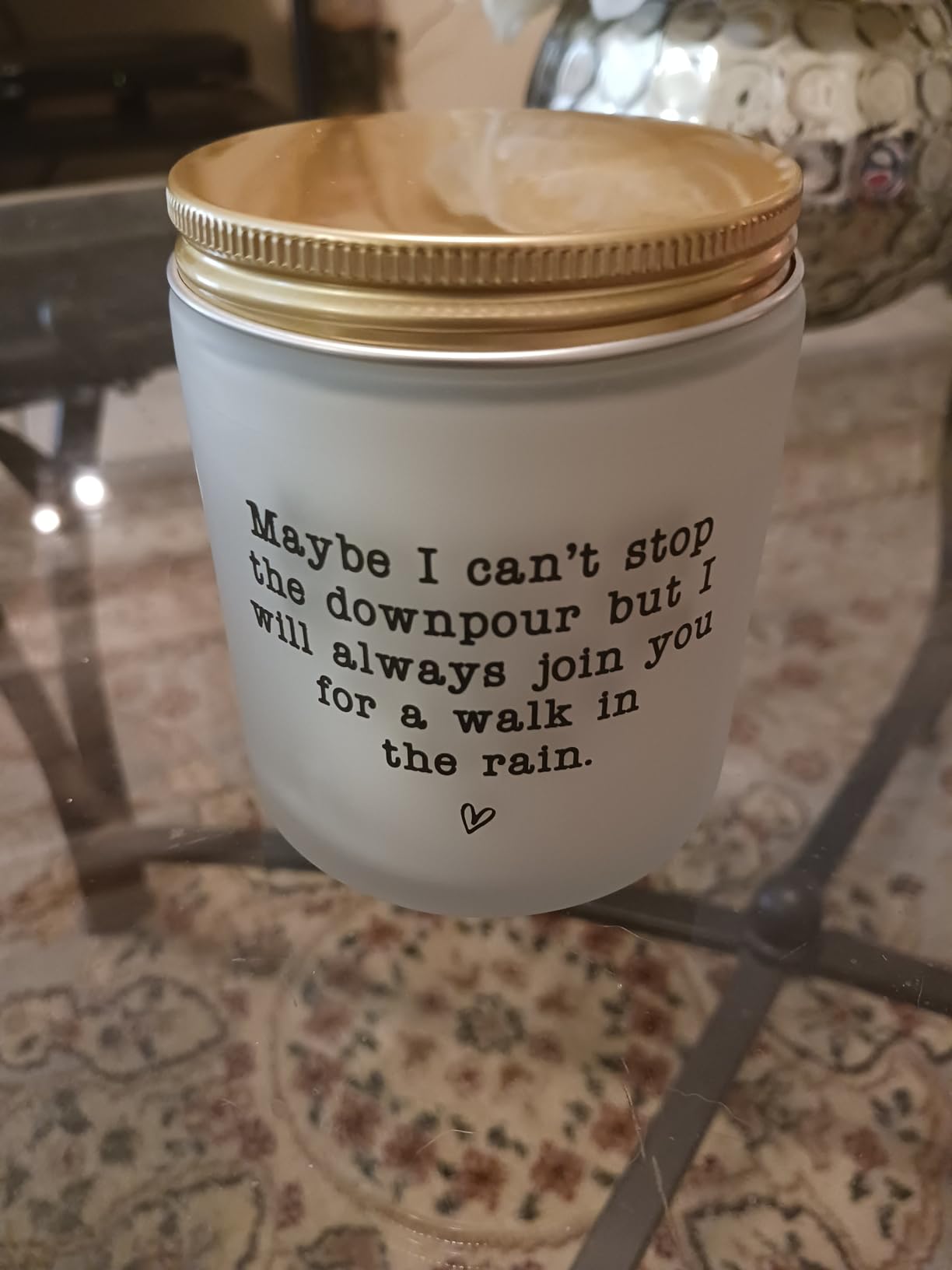 Thinking of You Gifts for Women Men, Encouragement Gift for Friends | Thoughtful Cheer Up Gifts, Inspirational Candle for Grieving Friend, Comfort Gift for Infertility, Breakup, Lavender customer photo 1