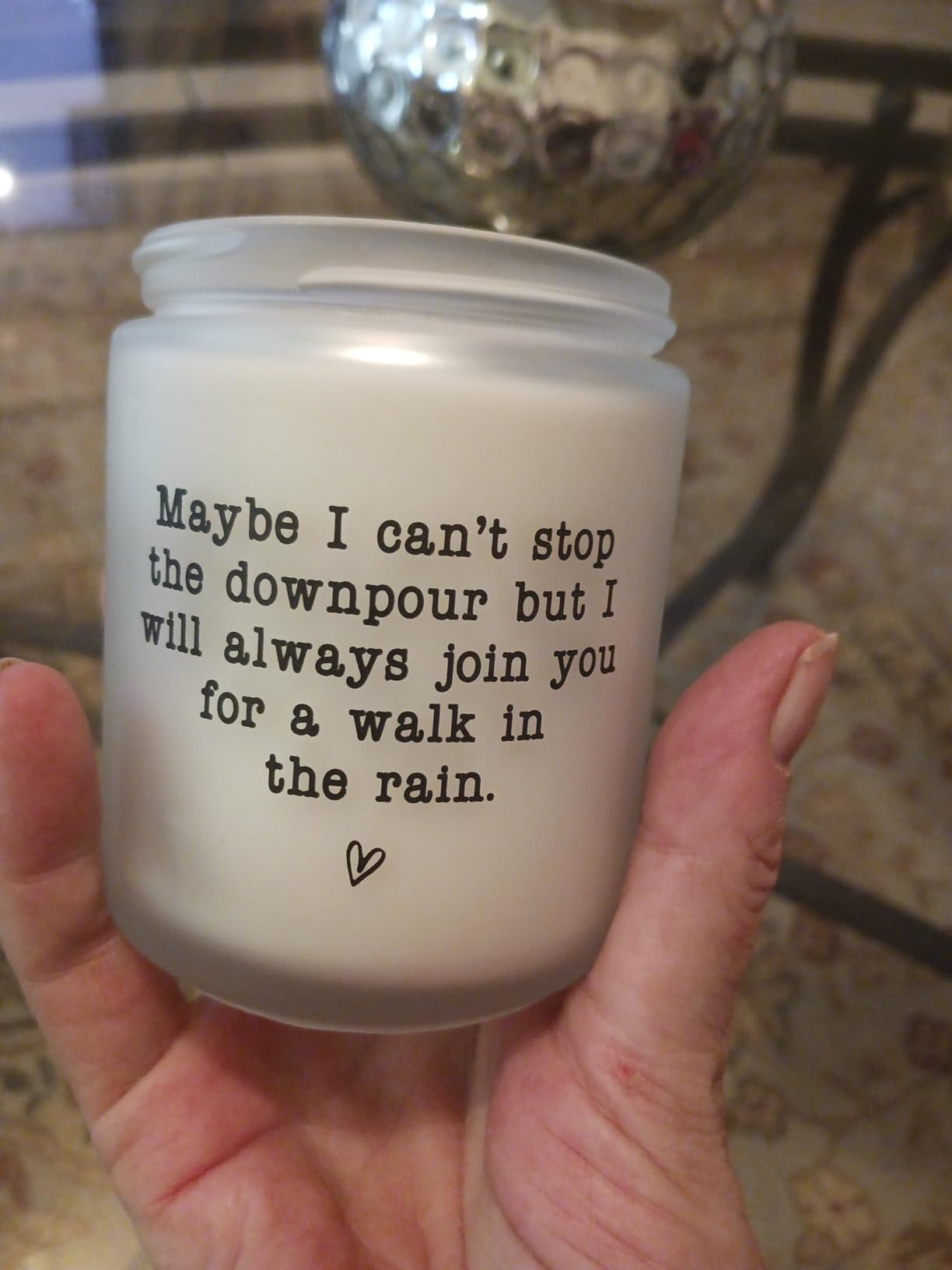 Thinking of You Gifts for Women Men, Encouragement Gift for Friends | Thoughtful Cheer Up Gifts, Inspirational Candle for Grieving Friend, Comfort Gift for Infertility, Breakup, Lavender customer photo 2