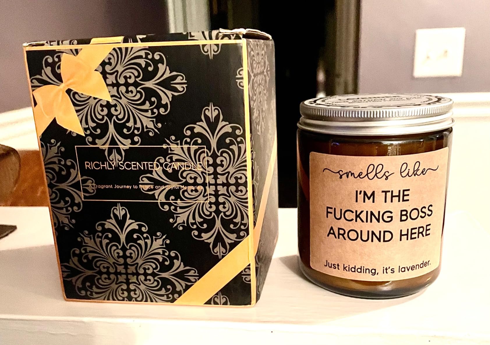 Fairy's Gift Candle, Boss Gifts for Women Men, New Business Owner Gifts | Funny Grand Opening, Boss Day, Christmas, Birthday Presents for Boss Lady, Entrepreneur, Small Business Owners, Men, Women customer photo 1