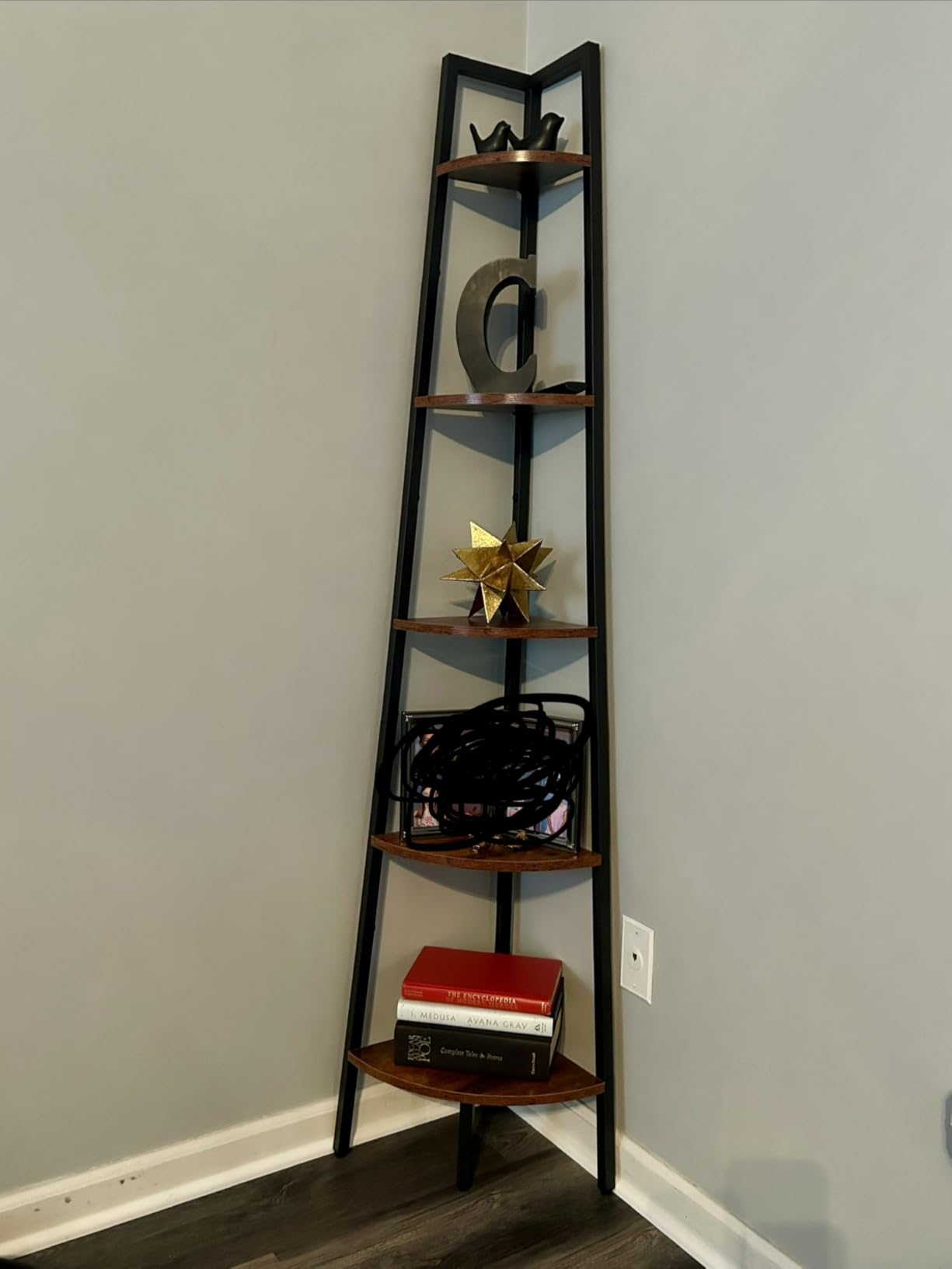 Yoobure 5-Tier Corner Shelf Stand- 67.5