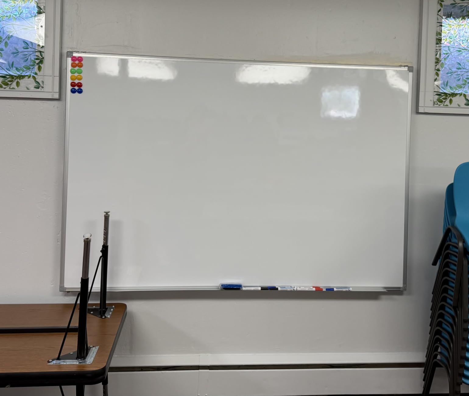 3' x 2' Magnetic Whiteboard Large Dry Erase White Board 36