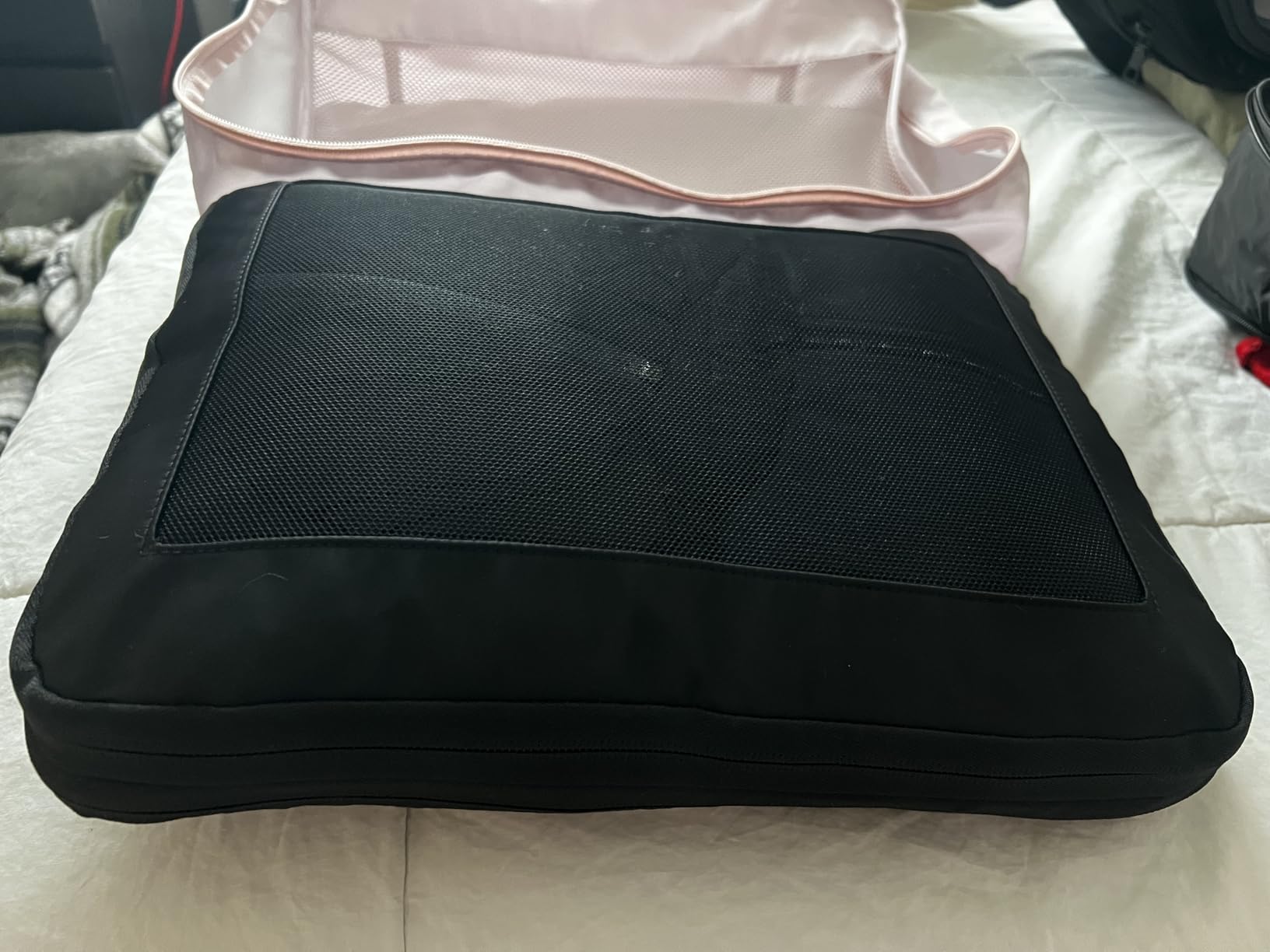 Aerotrunk Compression Packing Cubes for Travel - Luggage Organizer Bags - Double Zipper Packing Cubes for Suitcases (6-Pack, Beige) customer photo 2