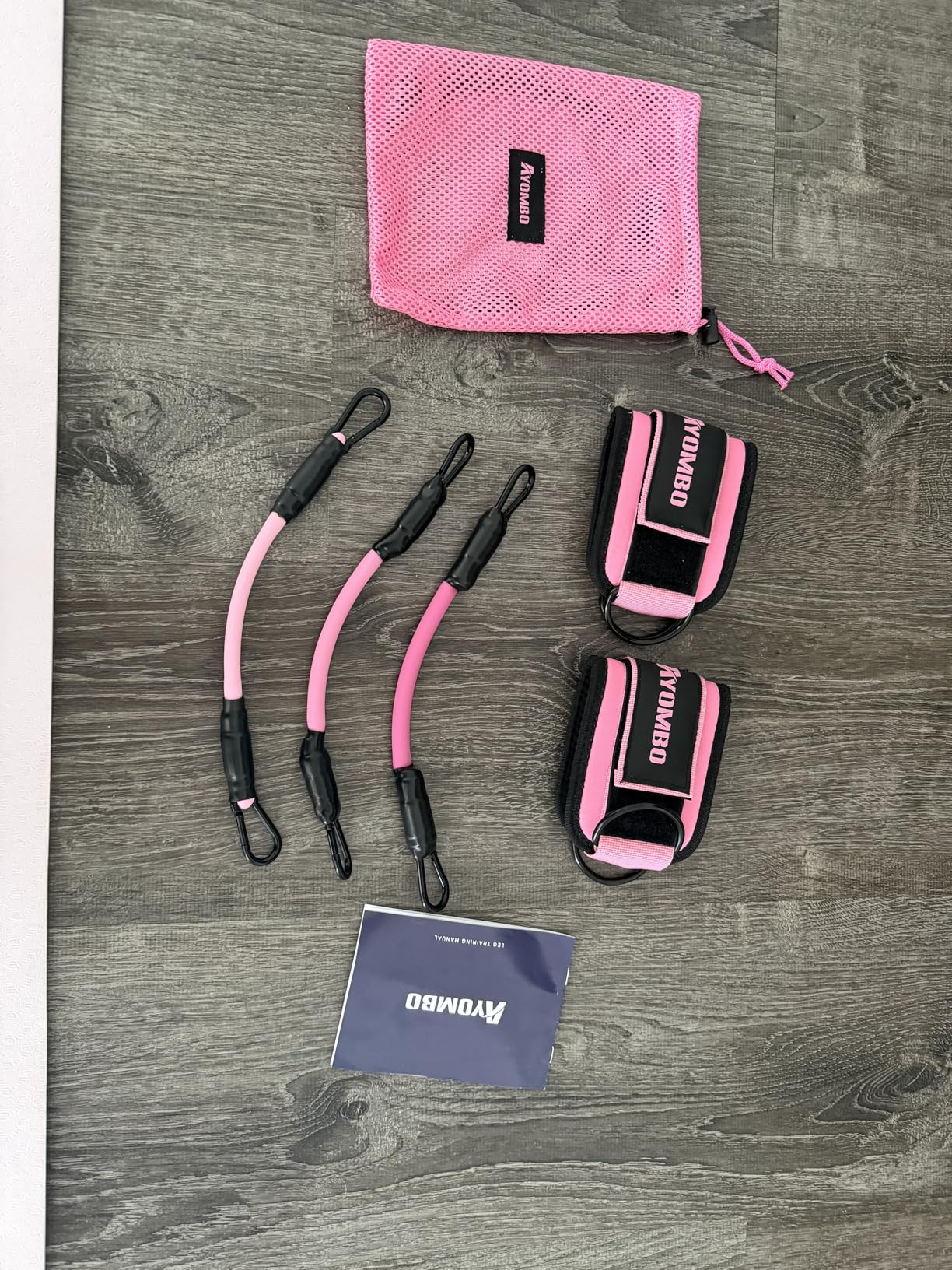 Ankle Resistance Bands with Cuffs, Home Gym Workout Equipment, Lifting Glute Butt Exercise Equipment for Women, Ankle Weights Fitness Set, Leg Booty Equipment for Training Perfect Body Shape customer photo 1
