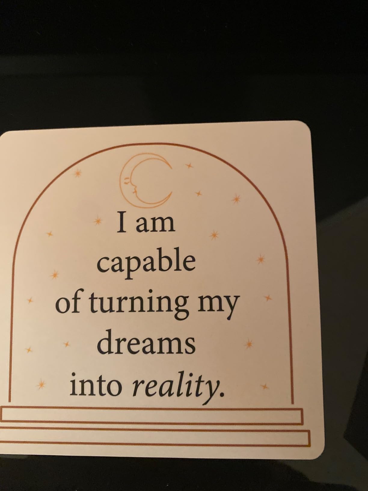 I Am Positive Affirmation Cards | 52 Decor Cards with Wooden Stand | Inspirational Cards with Soothing Colors to Display on Vision Boards customer photo 2
