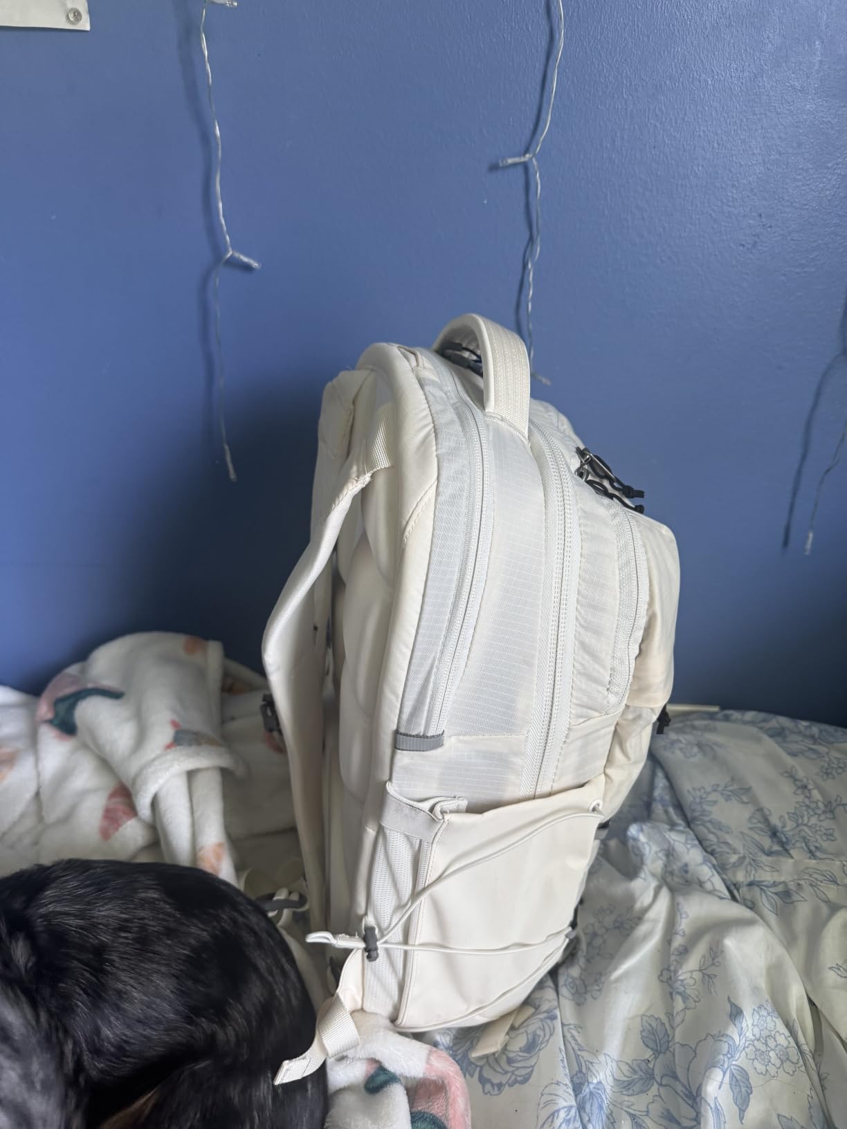 The North Face Women's Borealis Backpack, Blk/Wht-NPF, OSFA | Everyday Travel Bag, Laptop Sleeve, Reflective Details, Laptop Sleeve customer photo 2