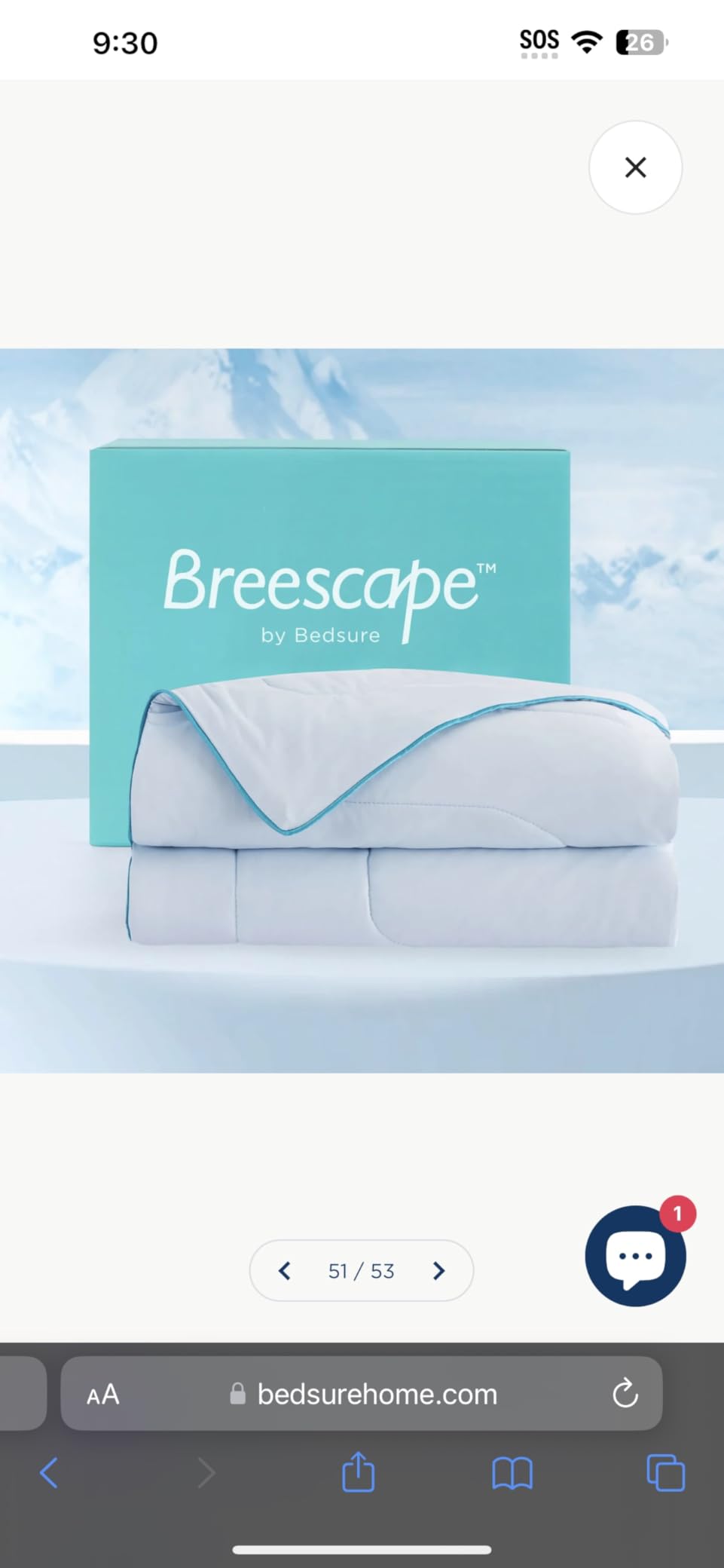 Bedsure Cooling Blankets for Hot Sleepers - Cooling Comforter, Cold Summer Blanket Queen Size for Bed, Ice Breathable and Lightweight Gift for Night Sweats, Linen, 90x90 Inches customer photo 2