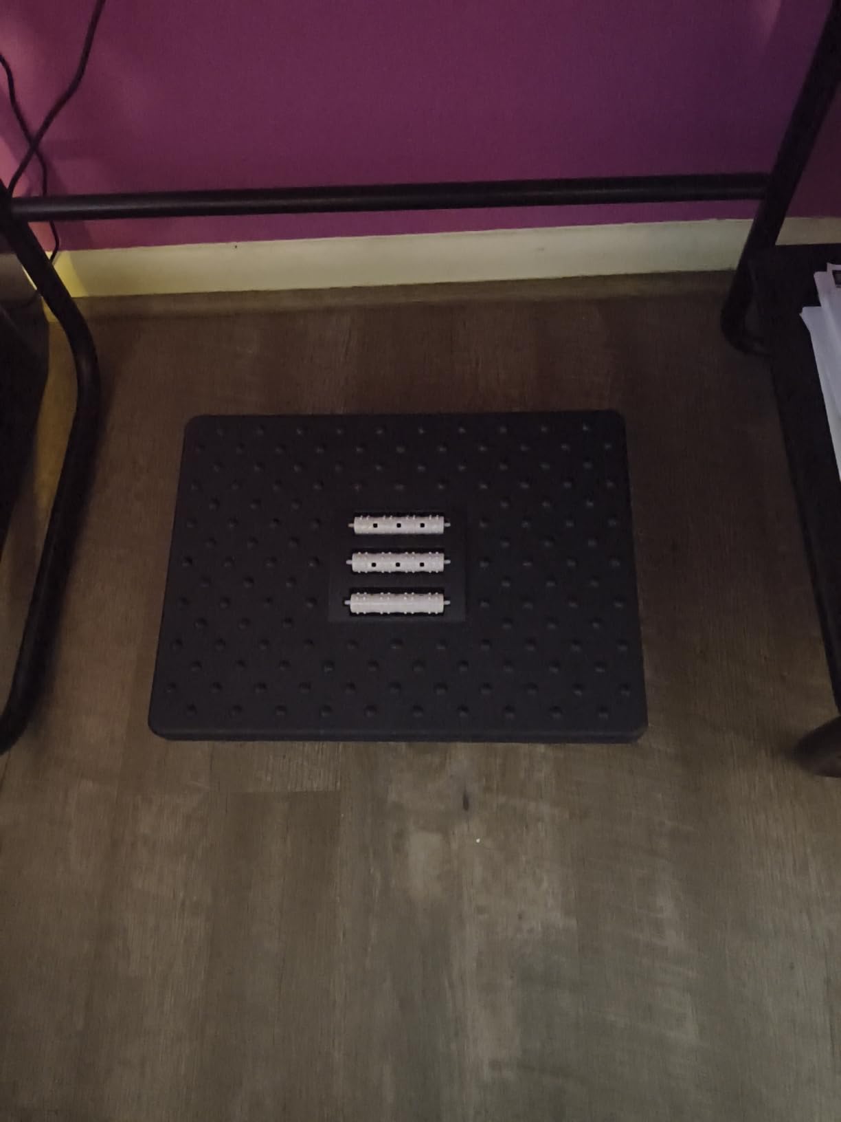 CasaZenith Foot Rest for Under Desk at Work - Ergonomic Foot Stools for Under Office Desk - Rocking Footrest with Roller Massager - Leg Rest for Chair, Computer Gaming - 13