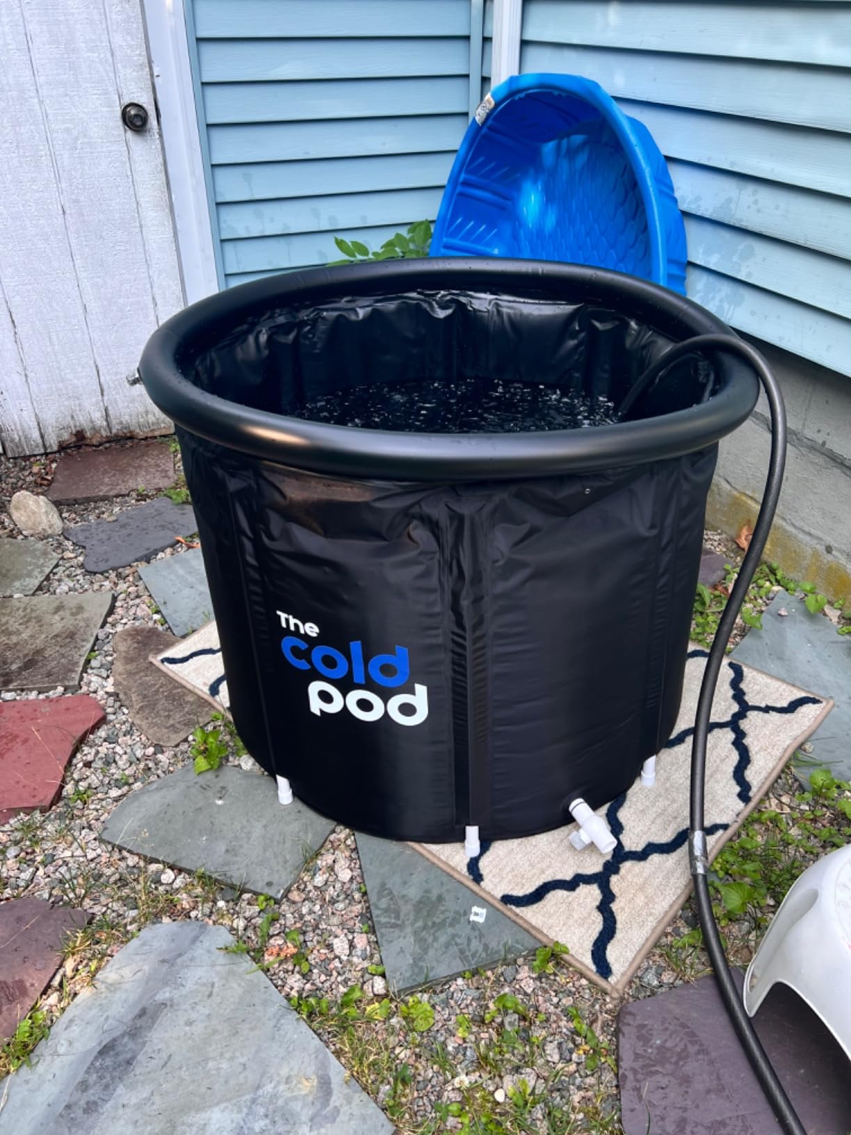 The Cold Pod Ice Bath Tub for Athletes with Cover: 88 Gallons Cold Plunge Tub for Recovery, Multiple Layered Portable Ice Bath Plunge Pool customer photo 1