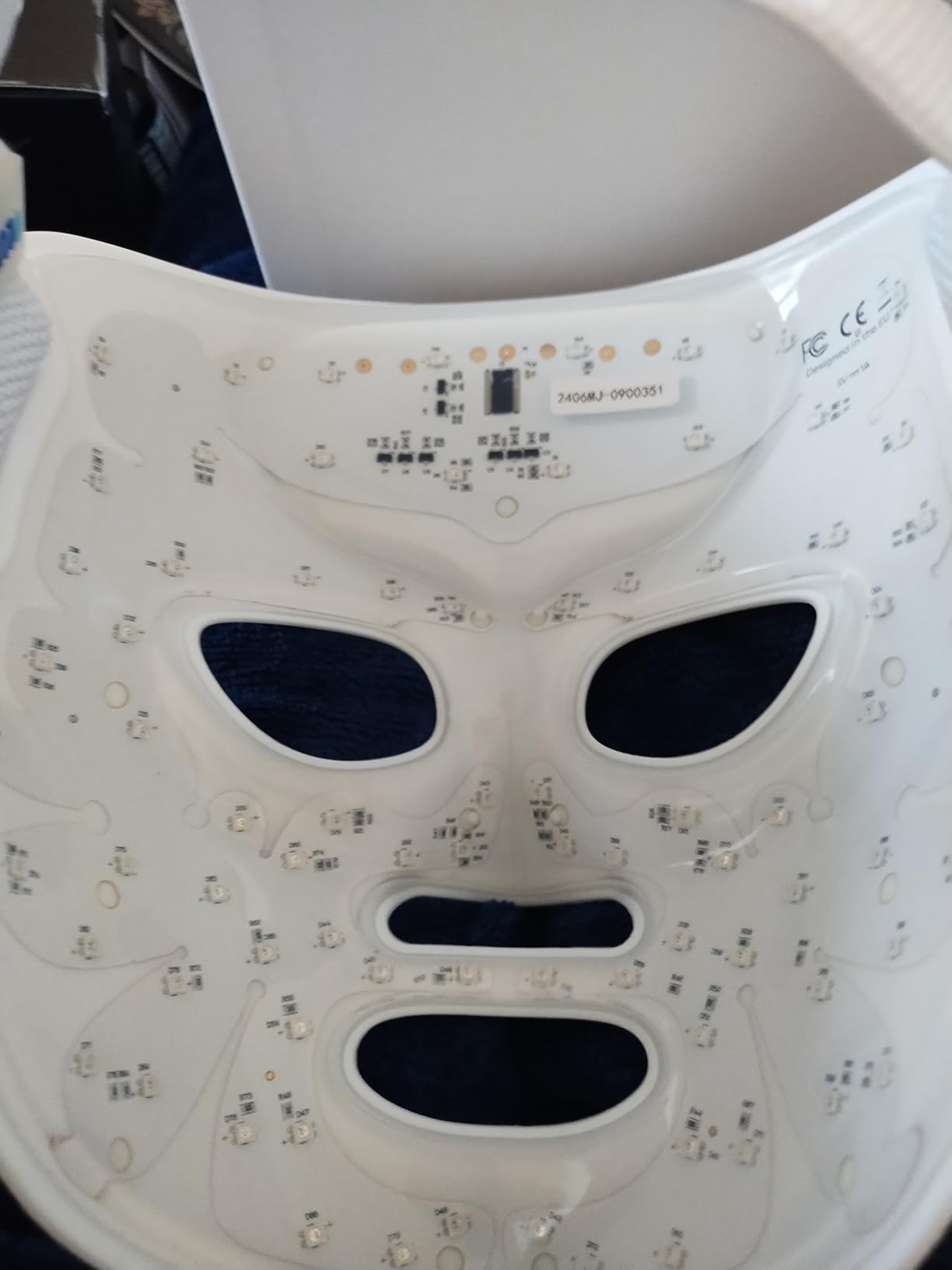 LED Face Mask Light Therapy for Acne & Anti-Aging Skincare | FDA-Cleared, Wireless & App-Controlled | Blue, Near-Infrared & Red Light Therapy Mask for Face - Lustre ClearSkin Renew Pro Facewear customer photo 1
