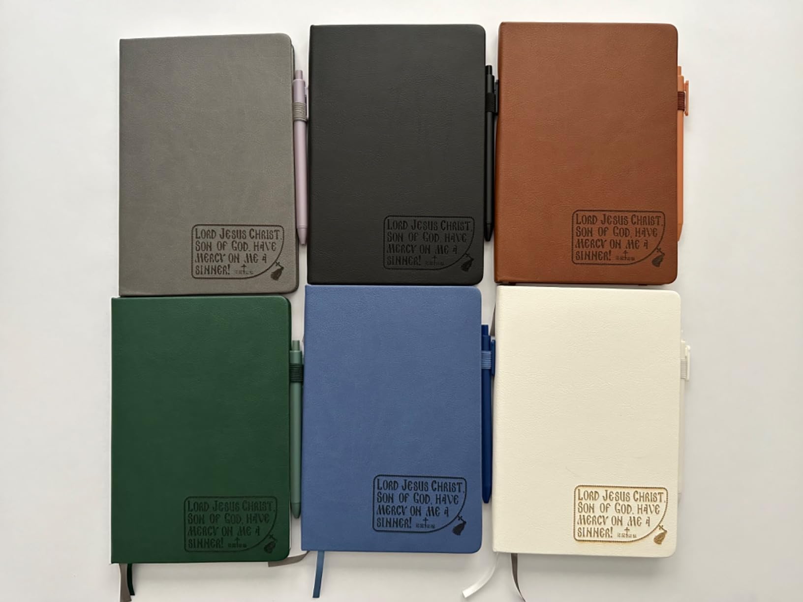 A5 Hardcover Notebooks for Work: 6 Pack, 100gsm Paper, 160 Pages Each | College-Ruled Pages, 5.75