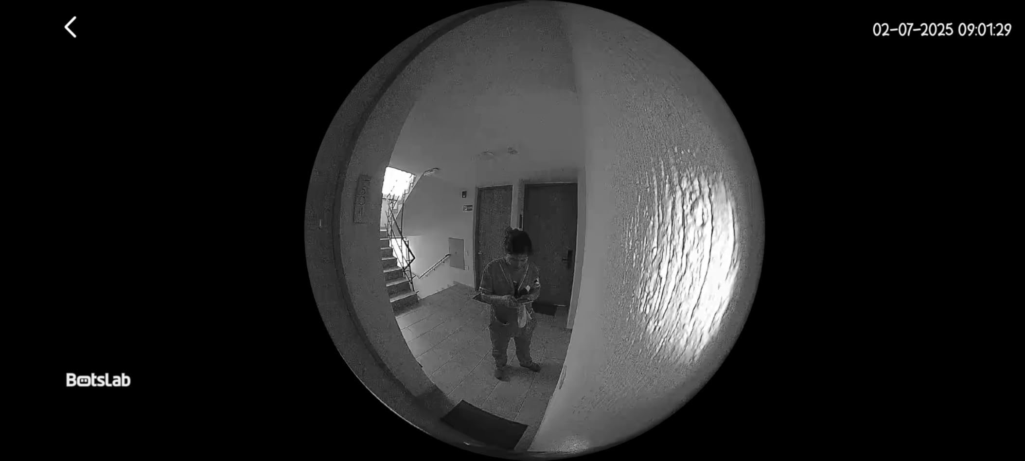 BOTSLAB 5MP Doorbell Camera Wireless, 180° Head-to-Toe View, 32GB SD Card customer photo 1