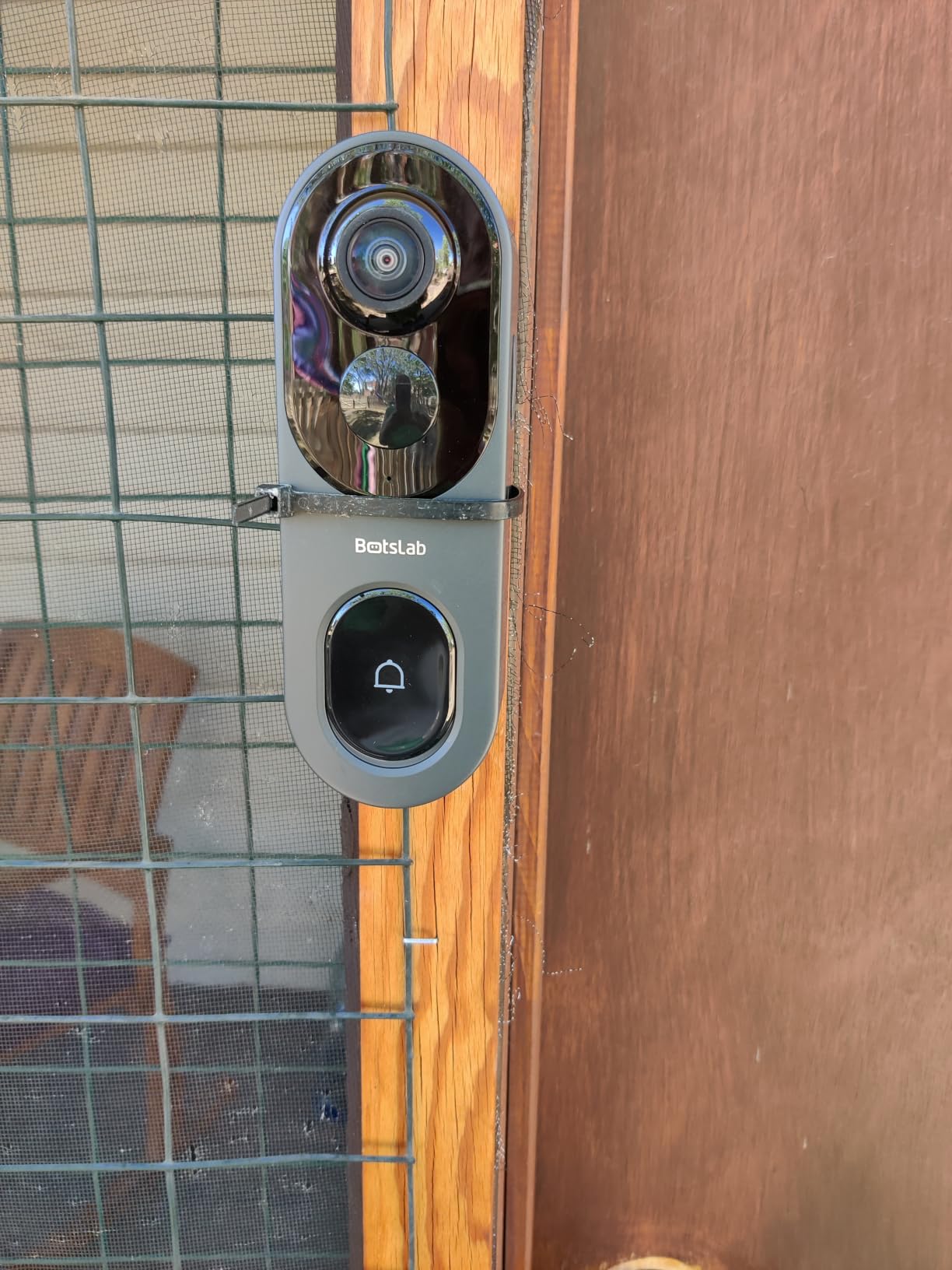 BOTSLAB 5MP Doorbell Camera Wireless, 180° Head-to-Toe View, 32GB SD Card customer photo 2
