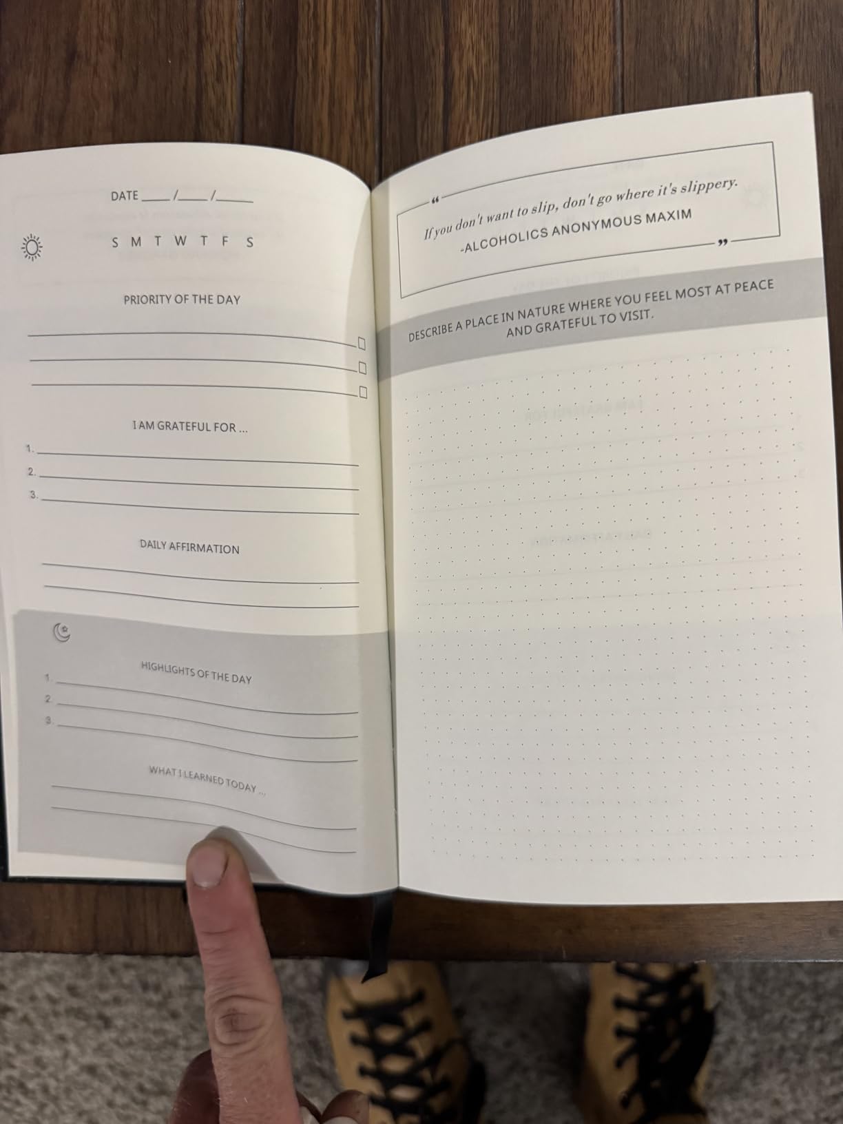 Self-Mastery Journal for Men - Gratitude and Productivity Journal for More Happiness, Positivity, Growth, Mindfulness, Self Care and Reflection - Guided Inspirational Journals for Men & Women (Black) customer photo 2