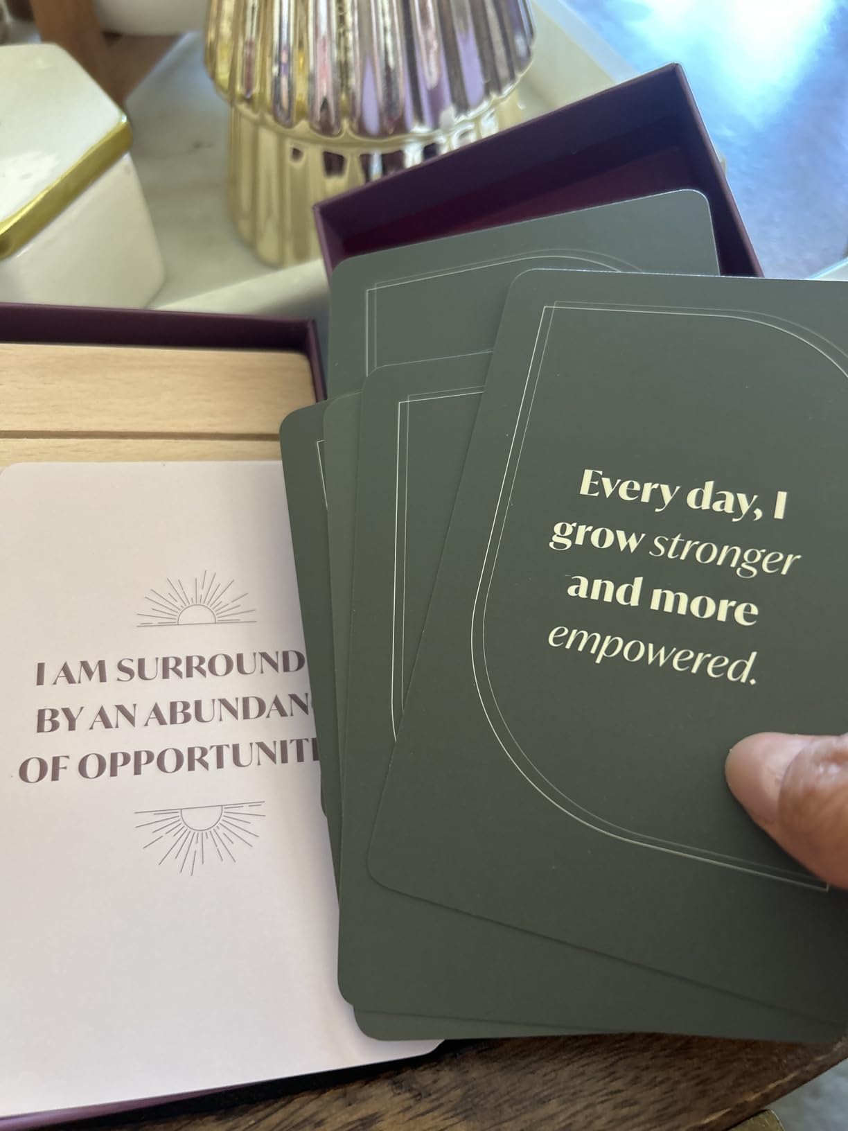 Clever Fox Positive Self-Care Affirmation Cards for Women Motivational Deck | Daily Self-Love Notes, Stress Relief, Gratitude, Self-Compassion, Meditation, and Mindfulness Mantras customer photo 1