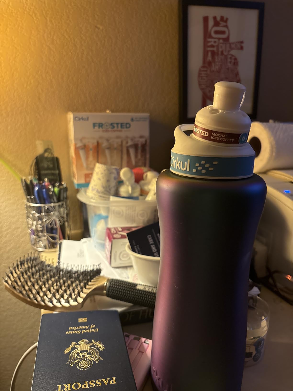 Cirkul 32oz Black Metal Bottle with Two No Sugar, 0 Cal Flavored Water Sips customer photo 2