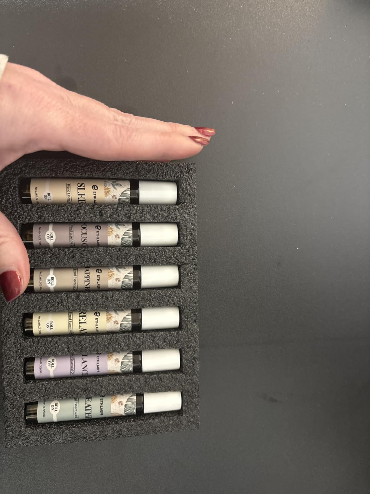 Essential Oils Roll On Set - (Relax, Sleep, Breathe, Focus on) Aromatherapy Oil with Roller Ball, Essential Oils for Skin - Self Care Gift for Women customer photo 1