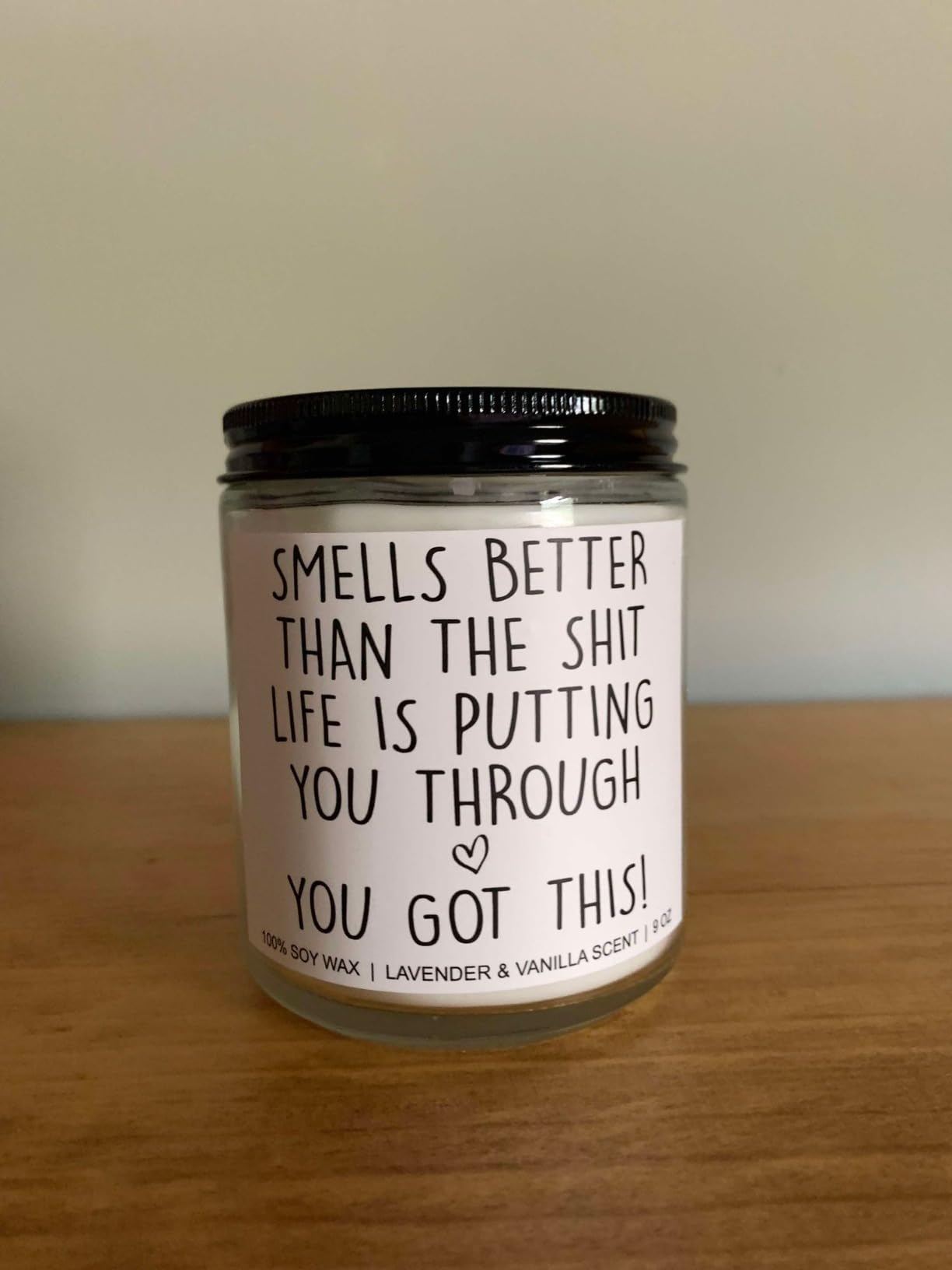 Younift You Got This Candle, Feel Better Gifts for Women, Men, Funny Get Well, Cancer Care, Encouragement, Cheer Up Gifts for Women, Chemo Patients, Breast Cancer Survivor Presents for Woman - 9 oz customer photo 1