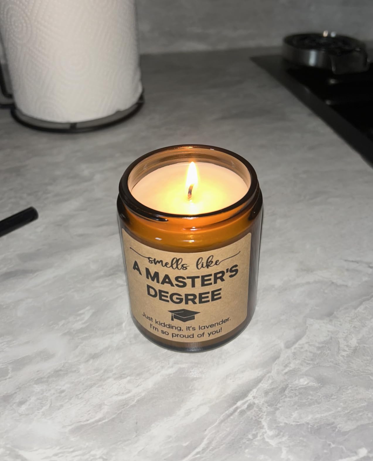 Fairy's Gift Candle, Masters Degree Graduation Gifts for Women Men Her Him | 2026 MBA Graduation, Gifts for Masters Degree Graduates customer photo 1