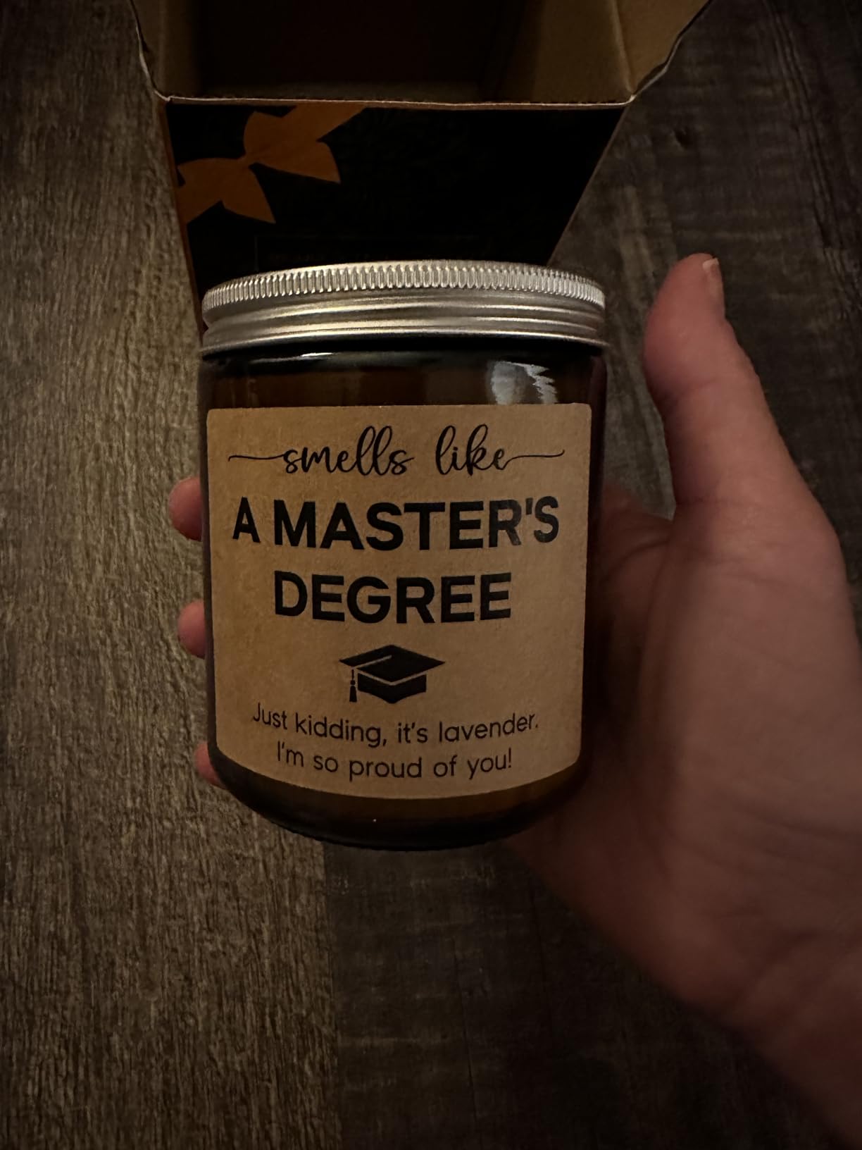 Fairy's Gift Candle, Masters Degree Graduation Gifts for Women Men Her Him | 2026 MBA Graduation, Gifts for Masters Degree Graduates customer photo 2