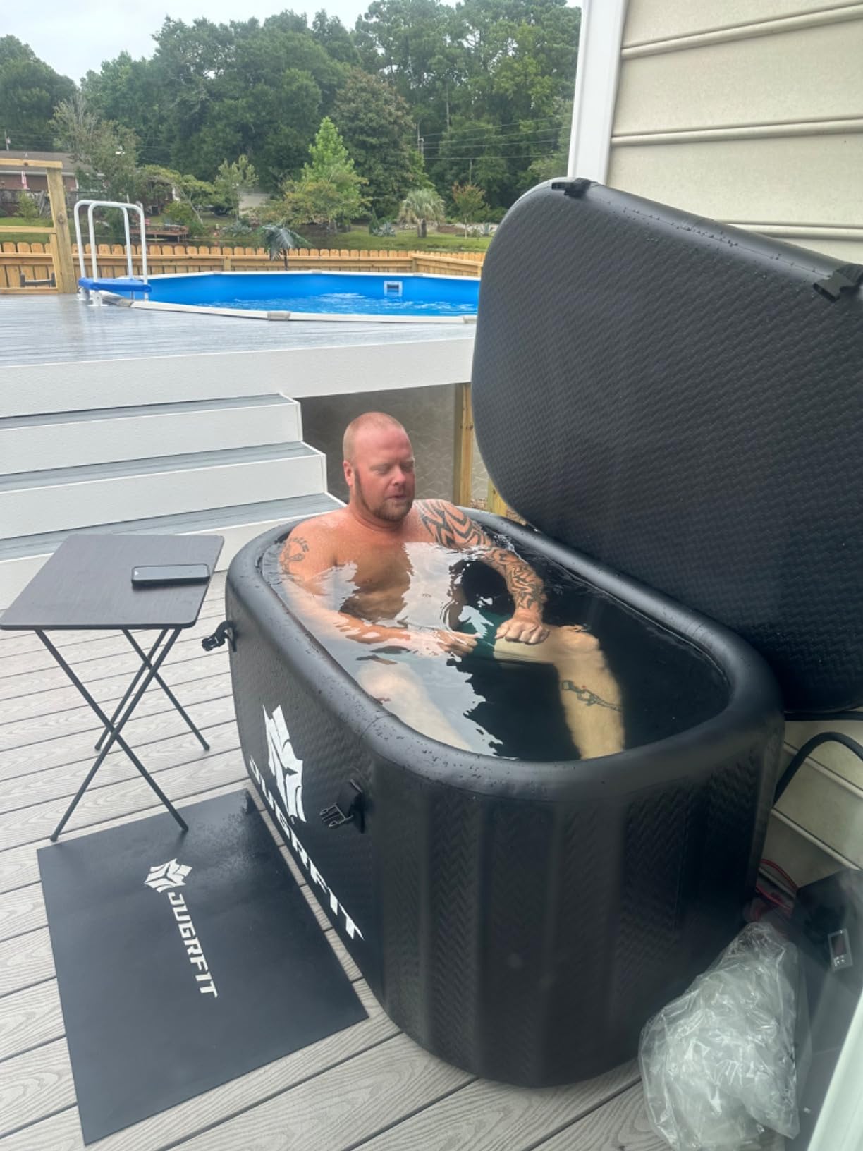 121-Gallon Luxury Pro-Grade Cold Plunge Tub with 1050W Water Chiller - Ice-Free At-Home Recovery, Built-In Filtration customer photo 1
