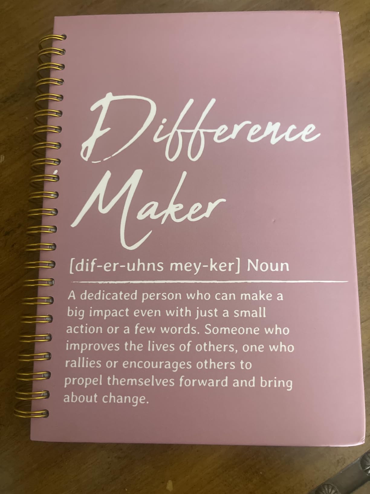 OXW Difference Maker Gift Notebook Journal, Cool Gifts for Bosses Coworkers customer photo 2