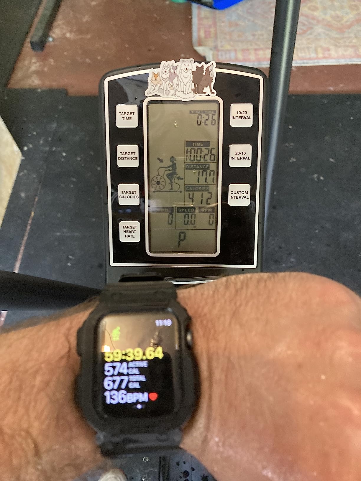 Sunny Health & Fitness Smart Fan Bike for Home Gym, Full Body HIIT & Interval Cardio Training with Air Resistance, Customizable Performance Monitor & Free SunnyFit App Connectivity customer photo 2