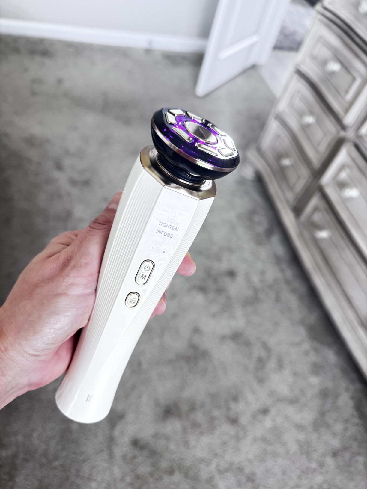 3-in-1 Red Light Therapy Beauty Device for Face & Neck Skincare | Reduce Puffiness, Support Skin Firmness, Enhance Radiance customer photo 1