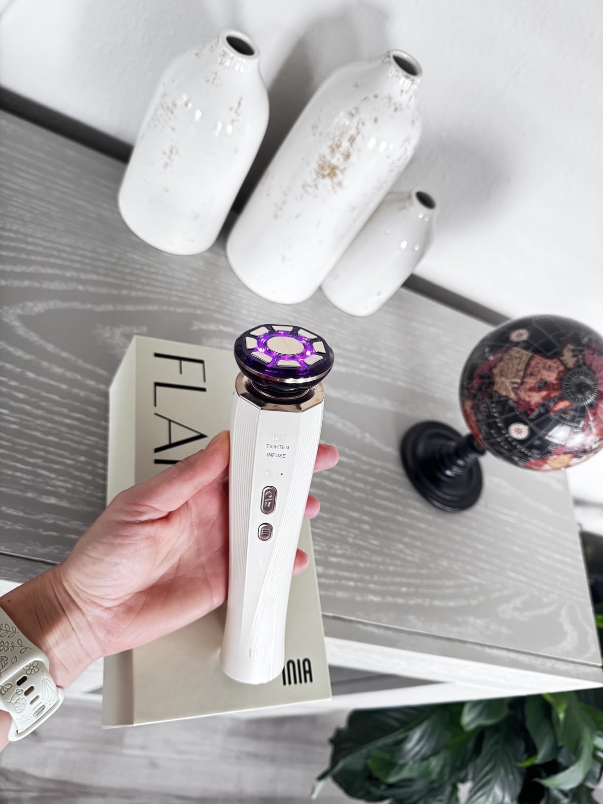 3-in-1 Red Light Therapy Beauty Device for Face & Neck Skincare | Reduce Puffiness, Support Skin Firmness, Enhance Radiance customer photo 2