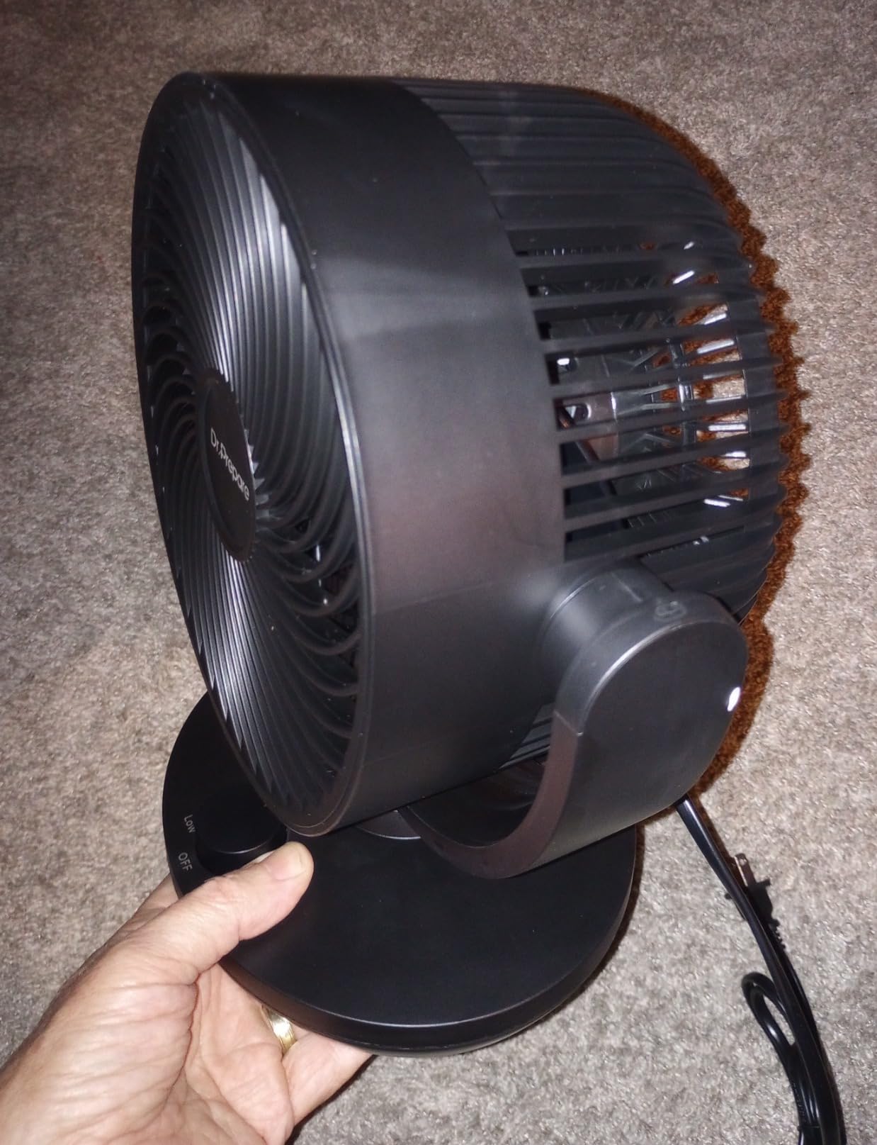 DR.PREPARE Oscillating Air Circulator Fan for Bedroom, 11.3