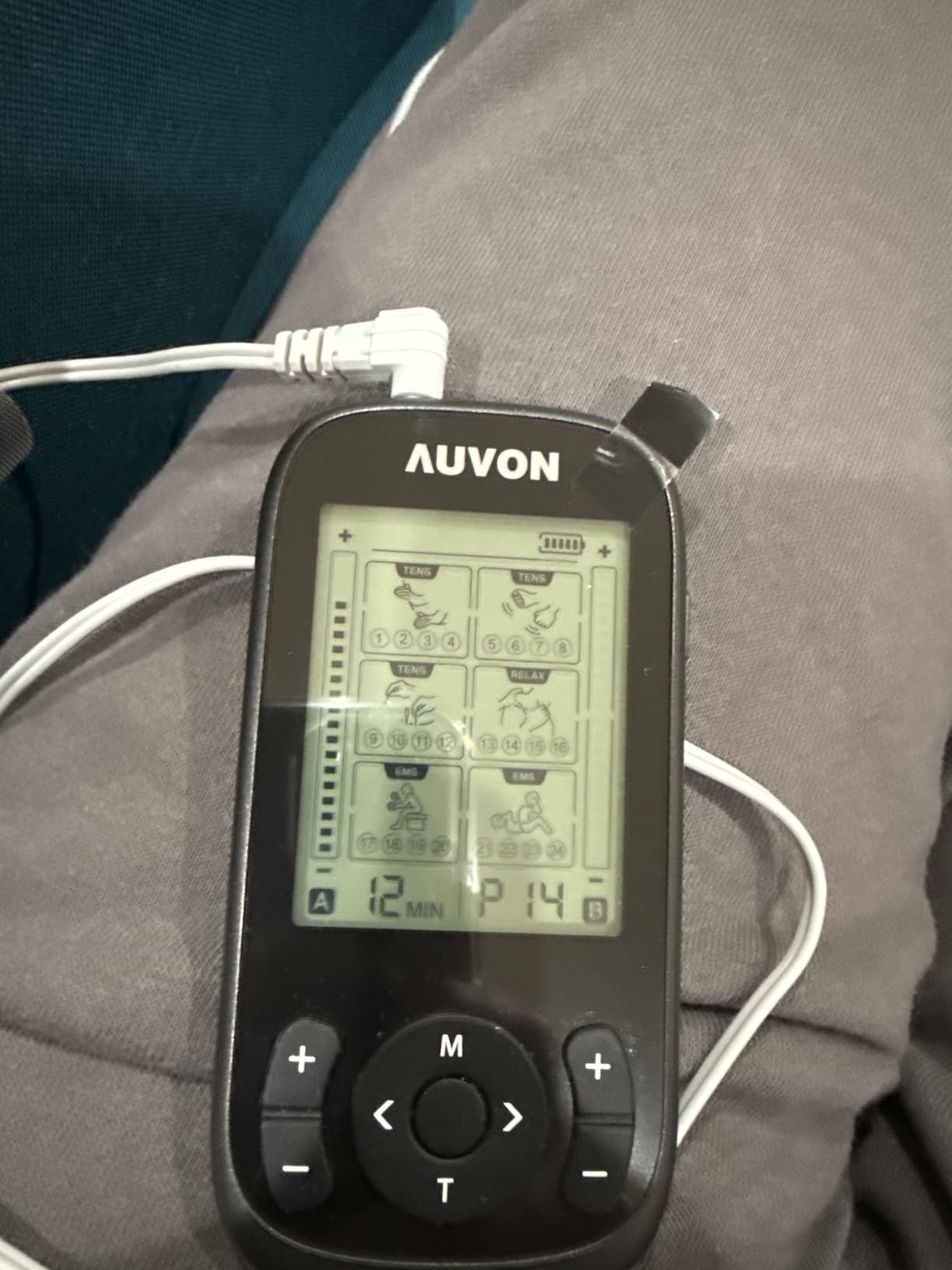 3-in-1 TENS Unit Muscle Stimulator, 40 Levels for Gradual Pain Relief | EMS Massage Machine, Drug-Free for Shoulder, Sciatica, Back Pain Relief, 24 Modes Electronic Pulse Massager, 12 TENS Pads customer photo 2