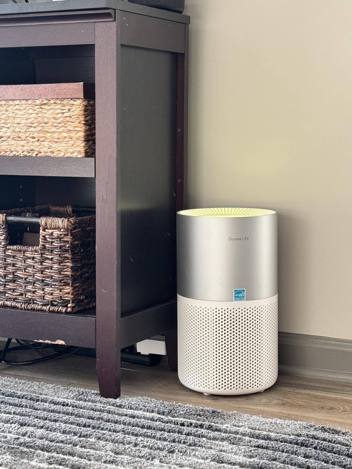 GoveeLife Air Purifiers for Home, Smart Air Purifier for Large Rooms with App & Alexa Control, Covers up to 1162ft², Air Quality Monitor, PM2.5 Sensor Air Purifier for Pet Hair, Pollen, Dust, Smoke customer photo 2