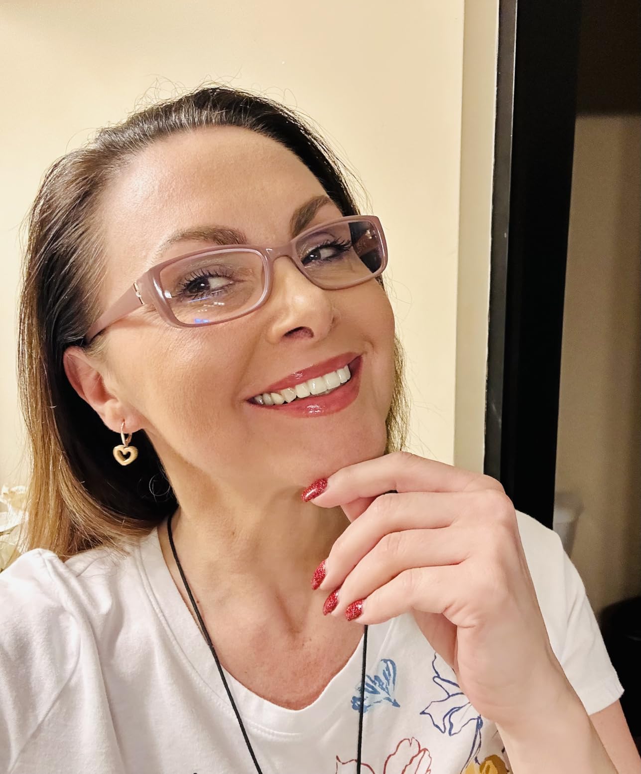 Madison Avenue 2 Pack Classic Blue Light Blocking Reading Glasses for Women, Vintage Computer Readers Demi/Purple 1.5 Magnification customer photo 2