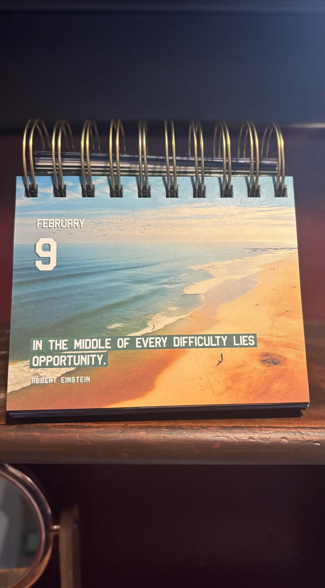 Inspirational Gifts for Men, Motivational Desk Calendar, 366 Daily Quotes, Perpetual Motivational Flip Calendar customer photo 2