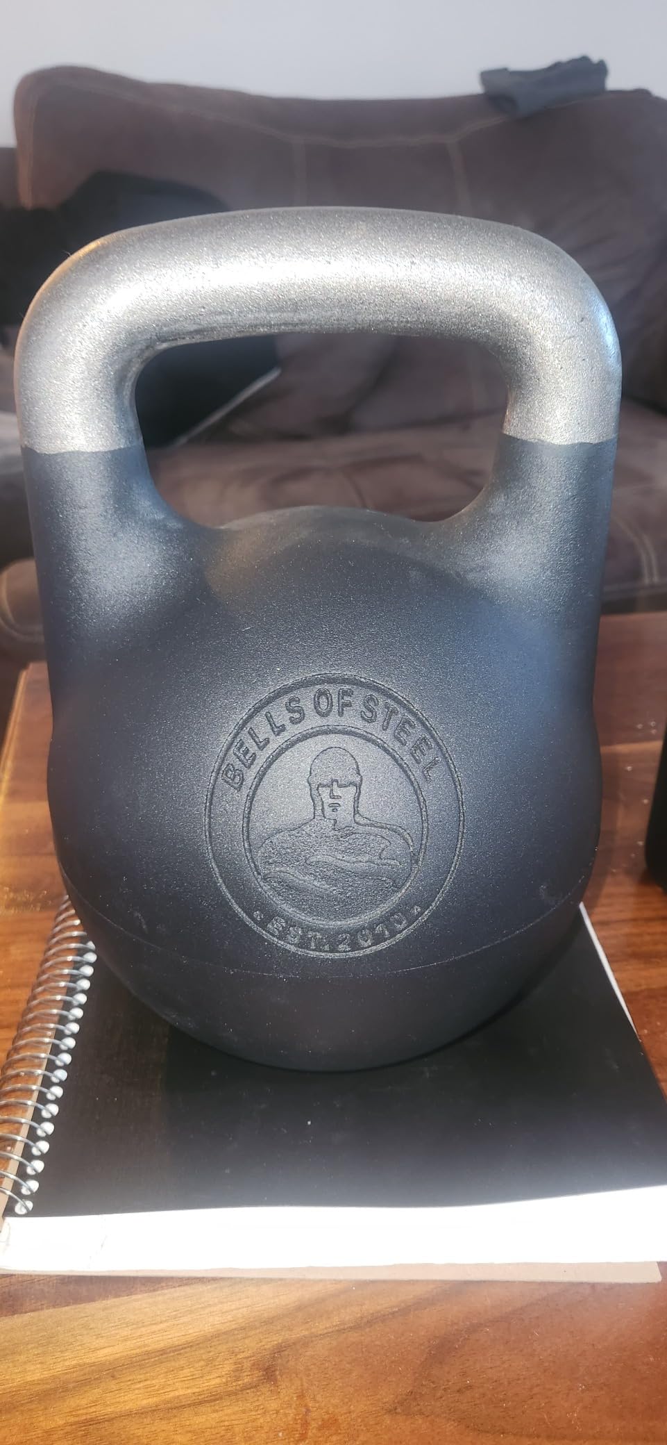 Adjustable Kettlebell Set [Bells of Steel] Kettle Bell Weight Set, Steel Shell, Internally-Loaded for Full Body Workouts, Competition Standard 35mm Handle customer photo 2