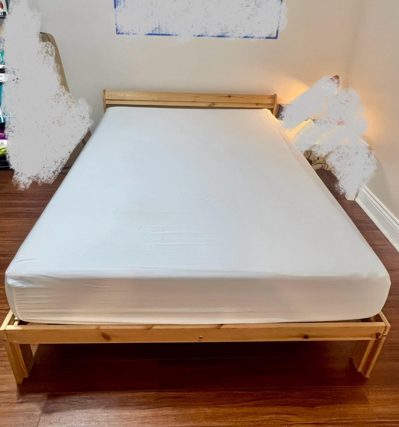 Cooling Sheets Set Queen Size, Viscose Derived from Bamboo for Hot Sleepers | Deep Pocket Up to 16 Inch | Silky Soft & Breathable Bedding - 4PC (Queen, Navy) customer photo 2