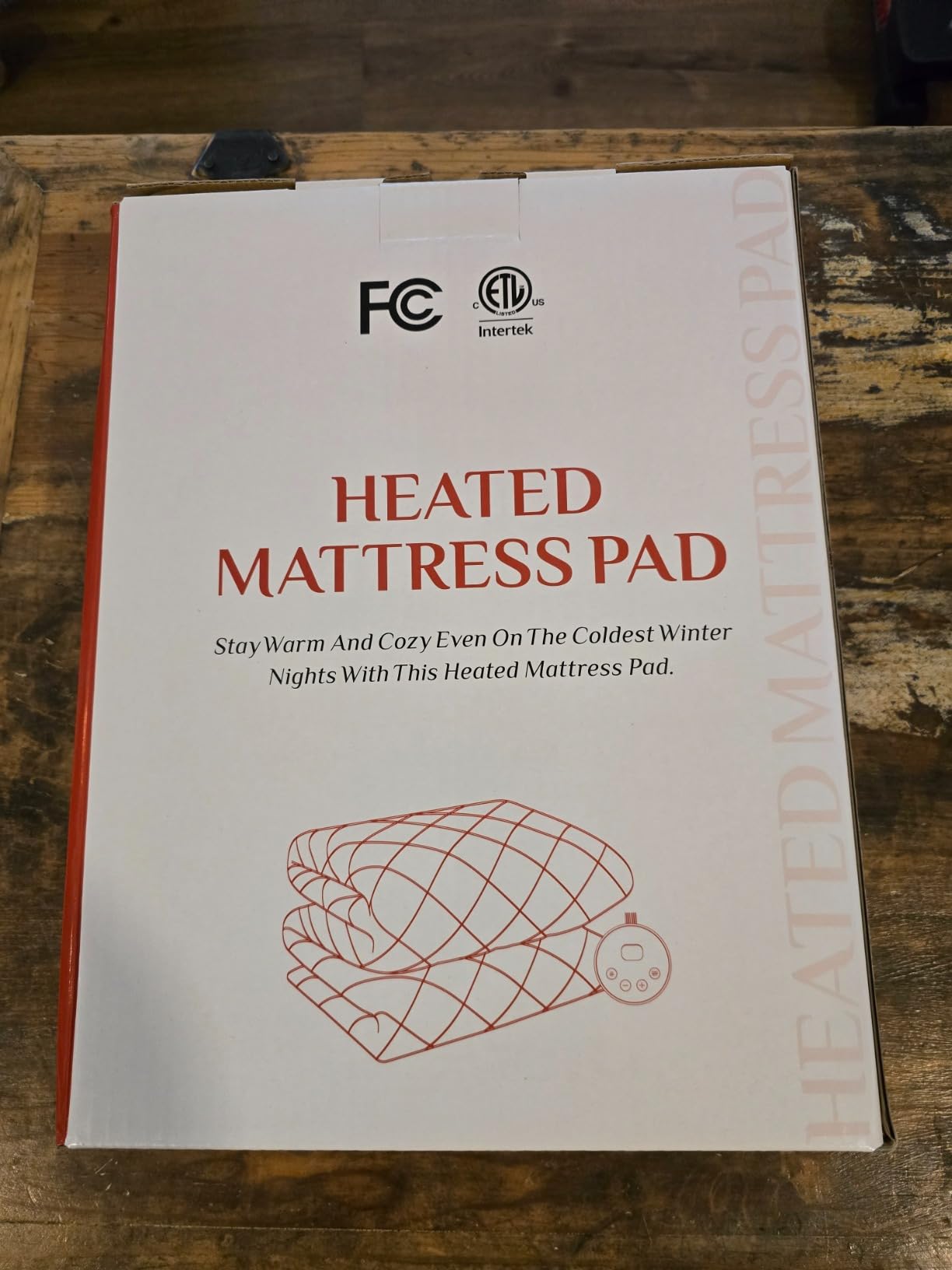 VALUXE Heated Mattress Pad Queen Size 12 Heat Settings Electric Bed Warmer | Quilted Heating Pad, Single Control, 1-12 Hours Auto Shut Off, 8-21 Inch Deep Pocket, ETL & FCC listed, Preheat & Memory customer photo 1