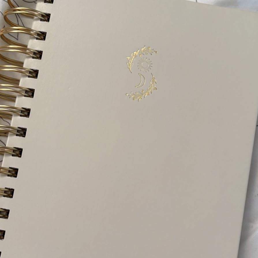 FINDING BALANCE Mental Health Journal - 6-Month Daily Journal with Prompts for Mindfulness, Self-Care & Healing - Anxiety & Depression Relief - Beige Spiral customer photo 2