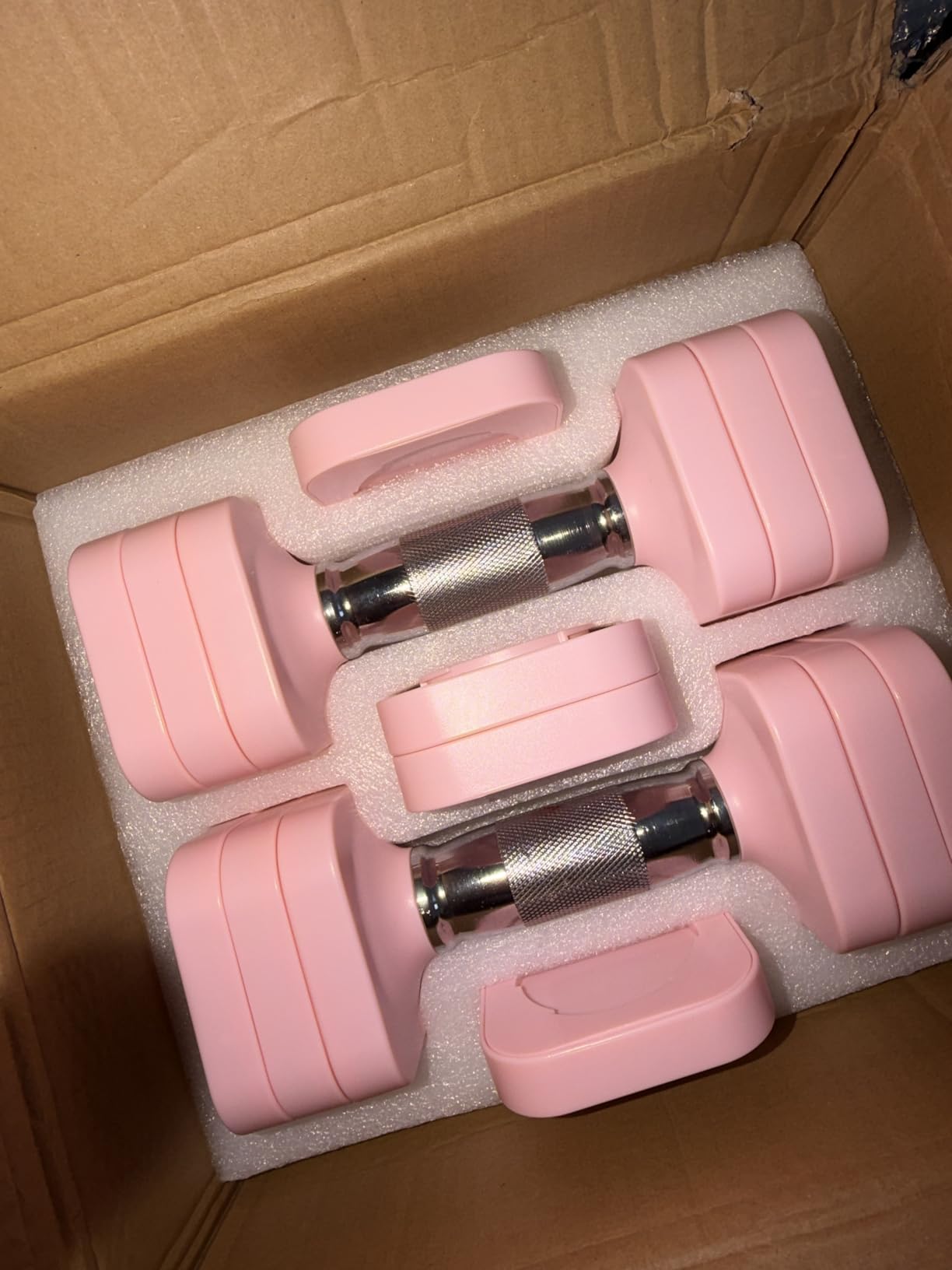 Adjustable Dumbbell Set for Women Men 7.5LB/10LB/15LB/20LB/25LB Each | Dumbbells Set of 2, Free Weight Set at Home Gym, Hand Weights with Locking/Metal Handle for Exercise Muscle Toning Rehab customer photo 1