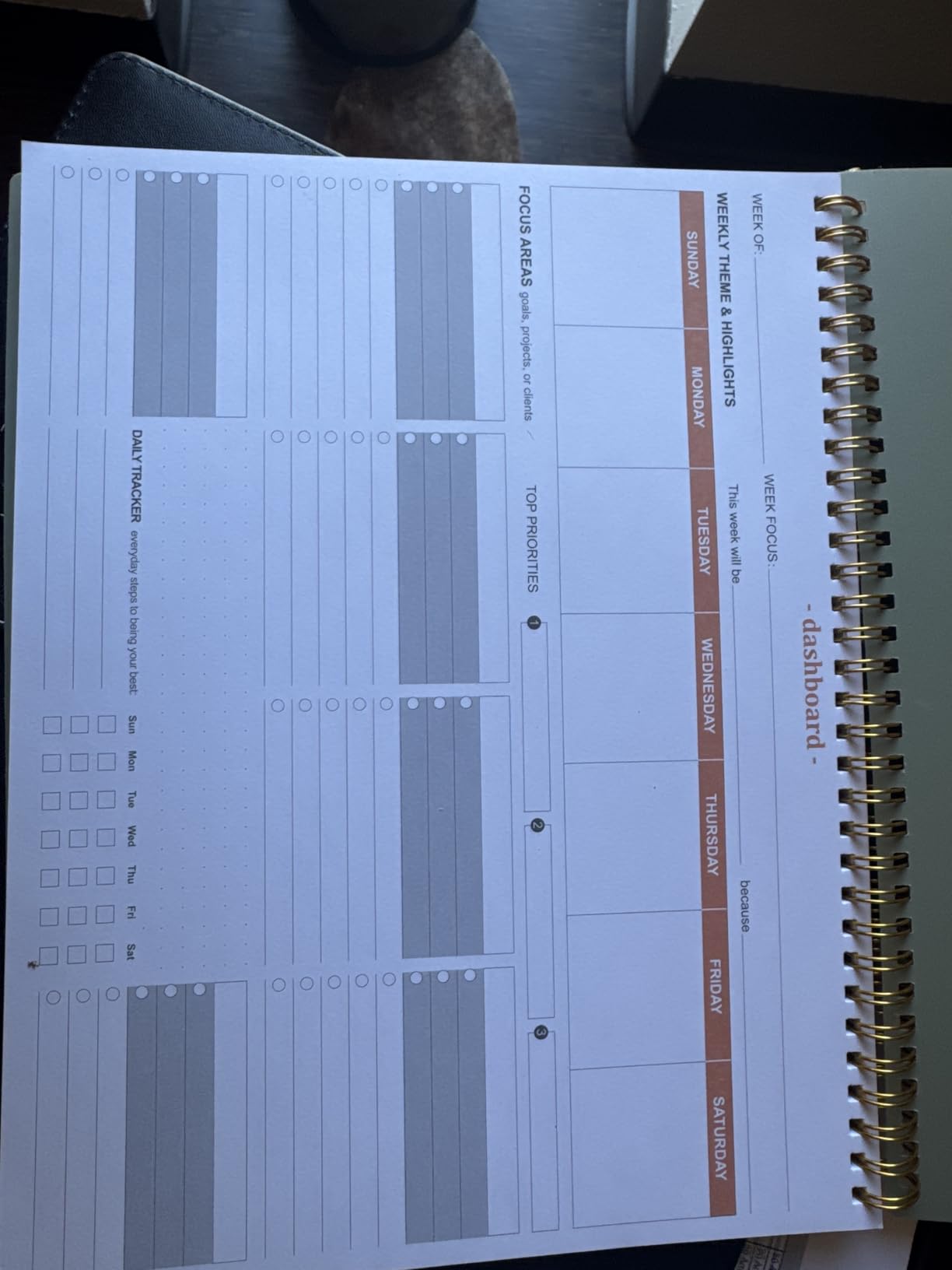 Weekly Productivity Planner - 8.5