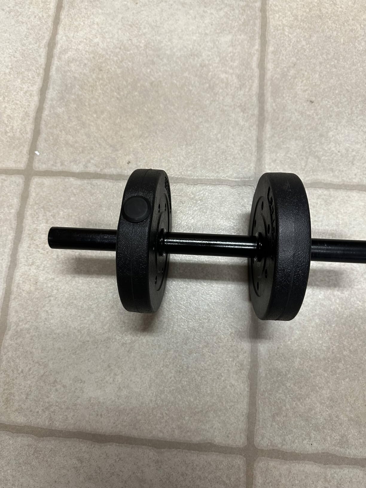 CAP Barbell 40-Pound Adjustable Cement Dumbbell Set - Versatile Weights for Home Gym Excellence customer photo 2