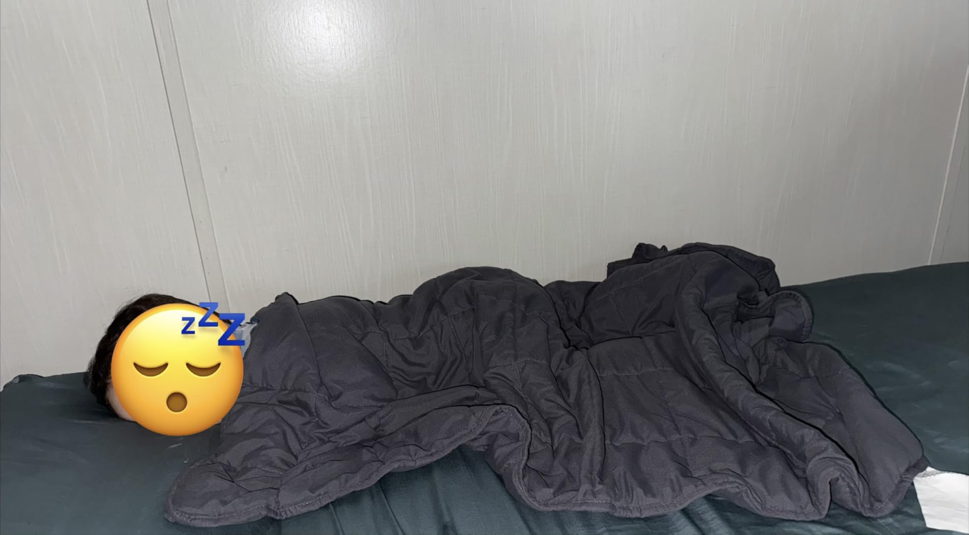 yescool Weighted Lap Pad 2 Pounds Weighted Lap Blanket, Grey Small Weighted Blanket, Weighted Throw Blanket Gifts for Travel Indoor Outdoor, 20