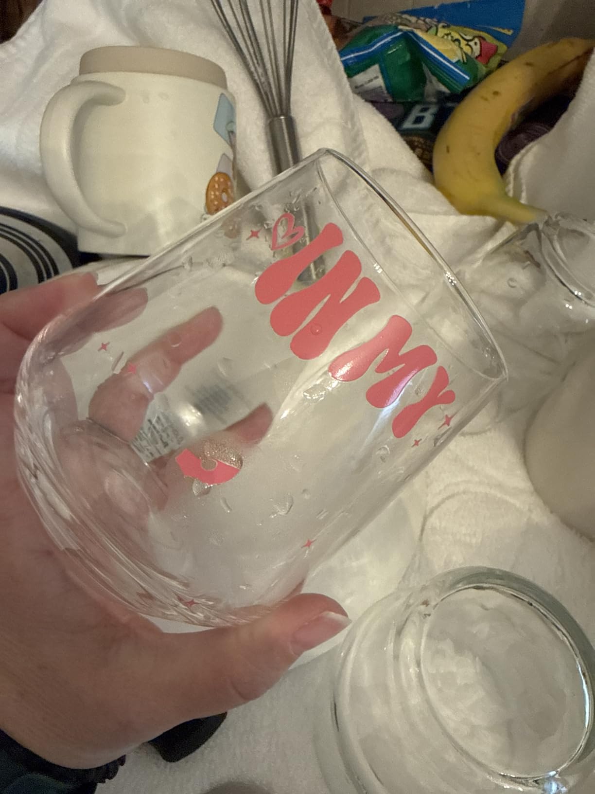 40th Birthday Gifts For Her - In My 40s Era Wine Glass, 40th Birthday Gifts for Women, 18oz Stemless Wine Glass Birthday Decorations customer photo 1