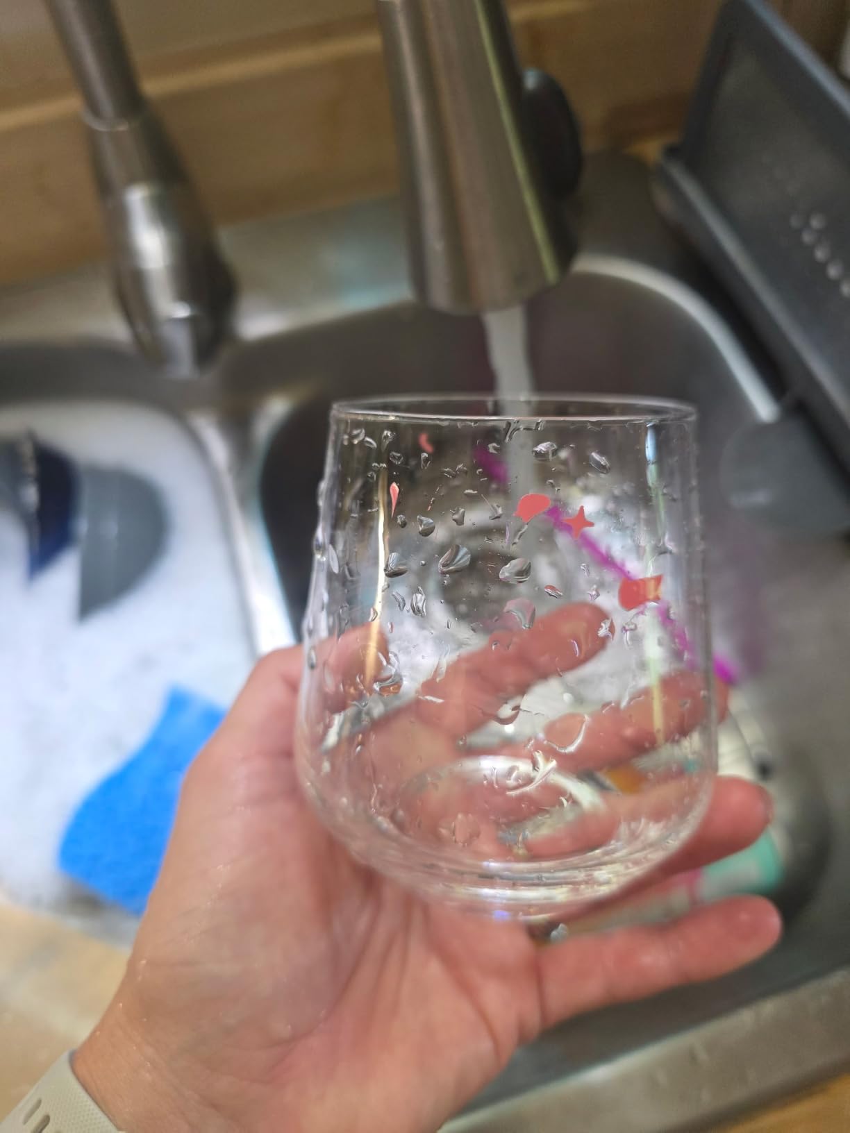 40th Birthday Gifts For Her - In My 40s Era Wine Glass, 40th Birthday Gifts for Women, 18oz Stemless Wine Glass Birthday Decorations customer photo 2