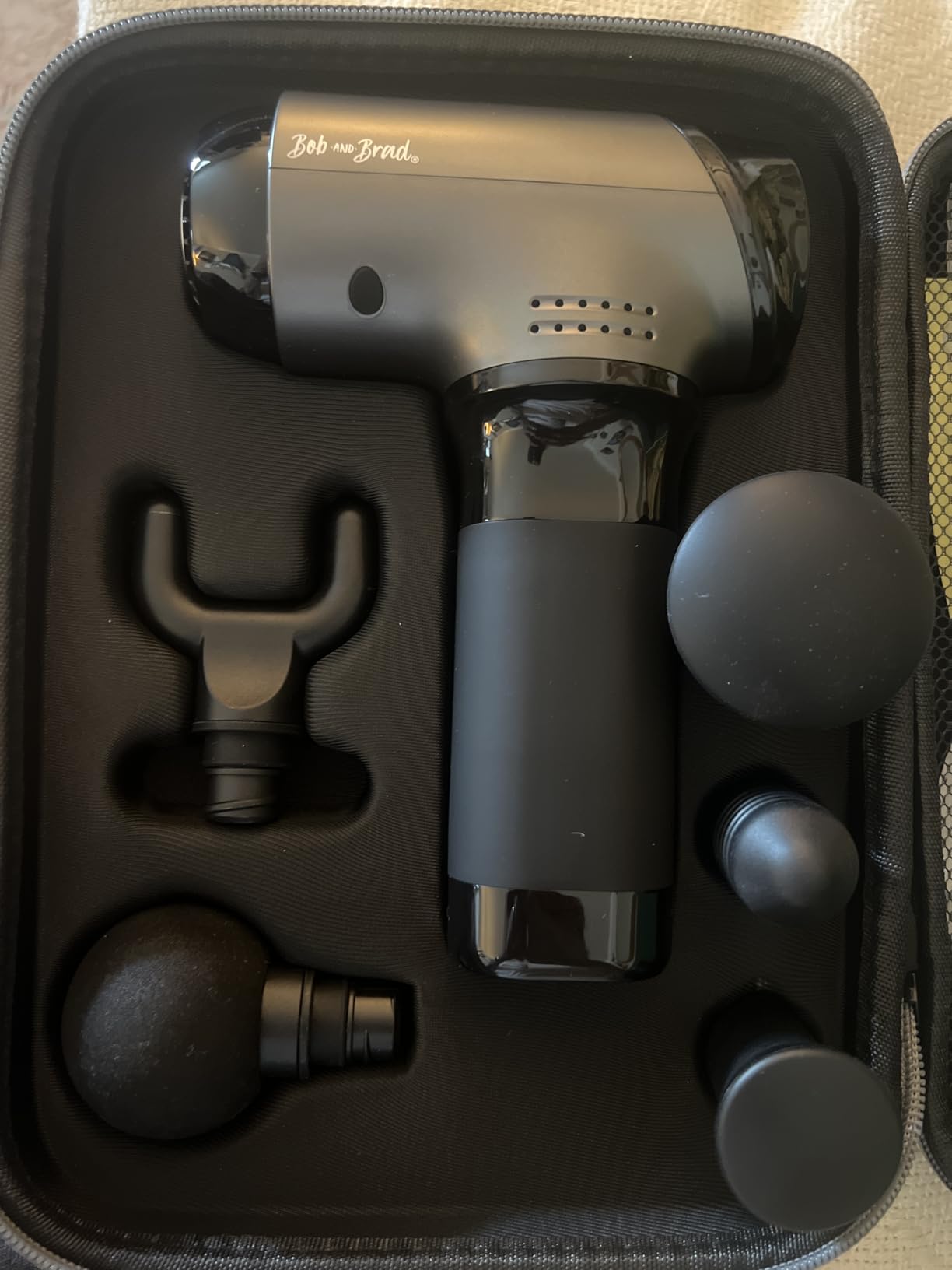BOB AND BRAD T2 Pro Massage Gun with Heat and Cold, Deep Tissue Percussion Massager Gun for Pain Relief, Muscle Massager, Electric Back Massagers for Professional Athletes Runner customer photo 2