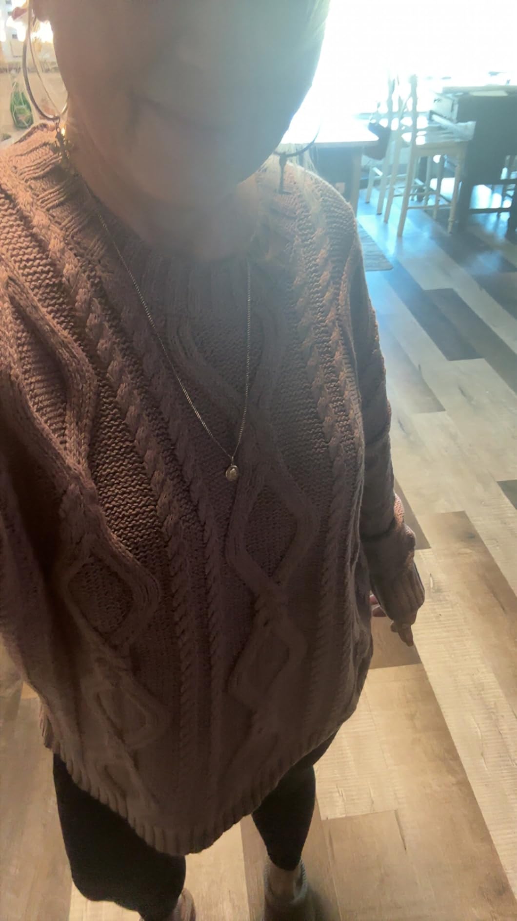 Trendy Queen Women's Oversized Cable Knit Sweaters 2026 Fall Outfits customer photo 1