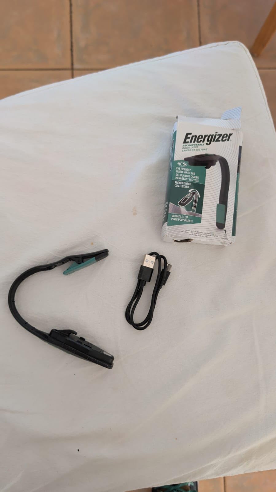 Flex-R LED Rechargeable Book Lights for Reading at Night, Reading Light with Warm LED Color, Long-Lasting and Lightweight Reading Lamp customer photo 1